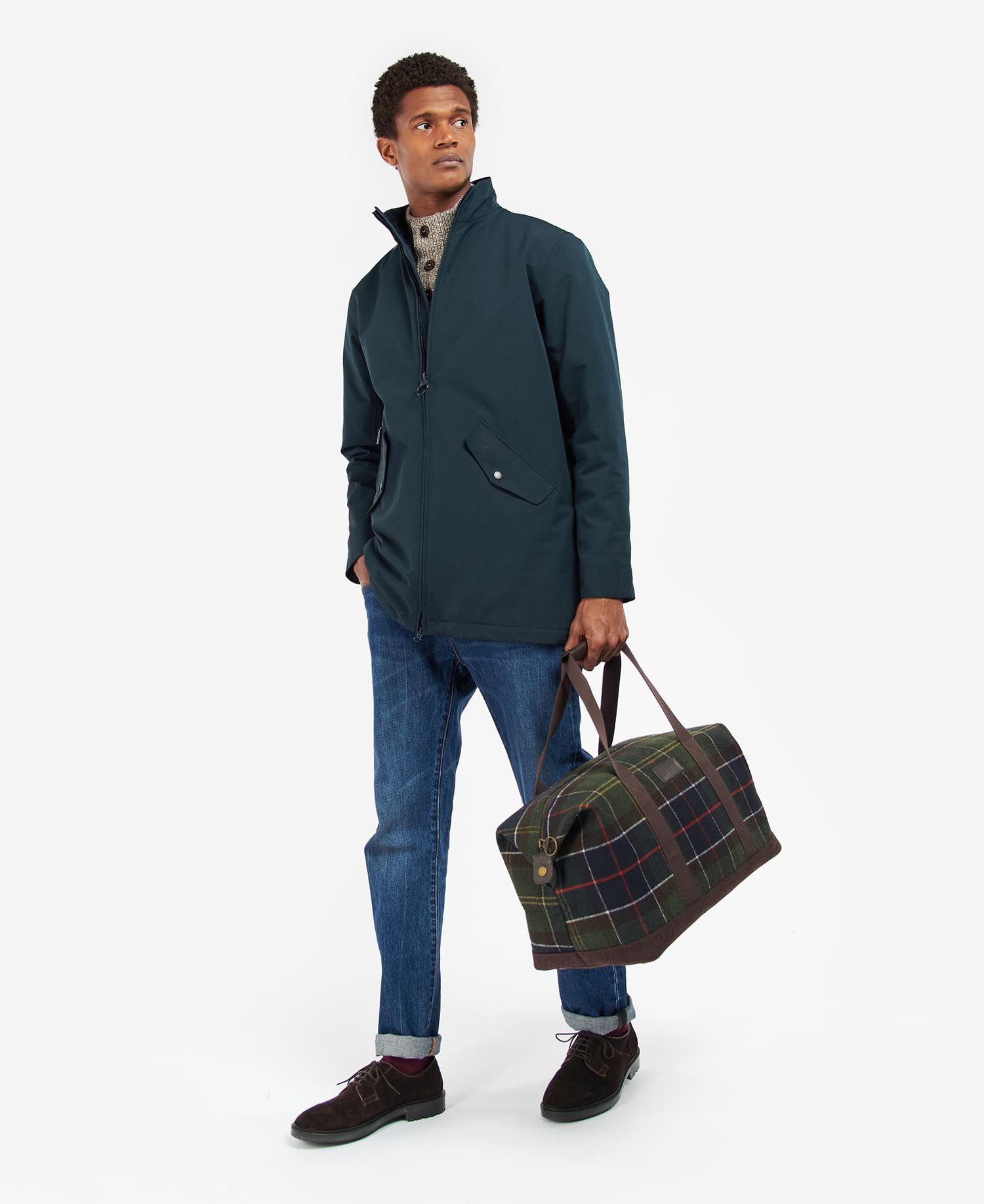 Barbour Cree Tartan Men's Luggage Bags Multicolor | 072489-TLH