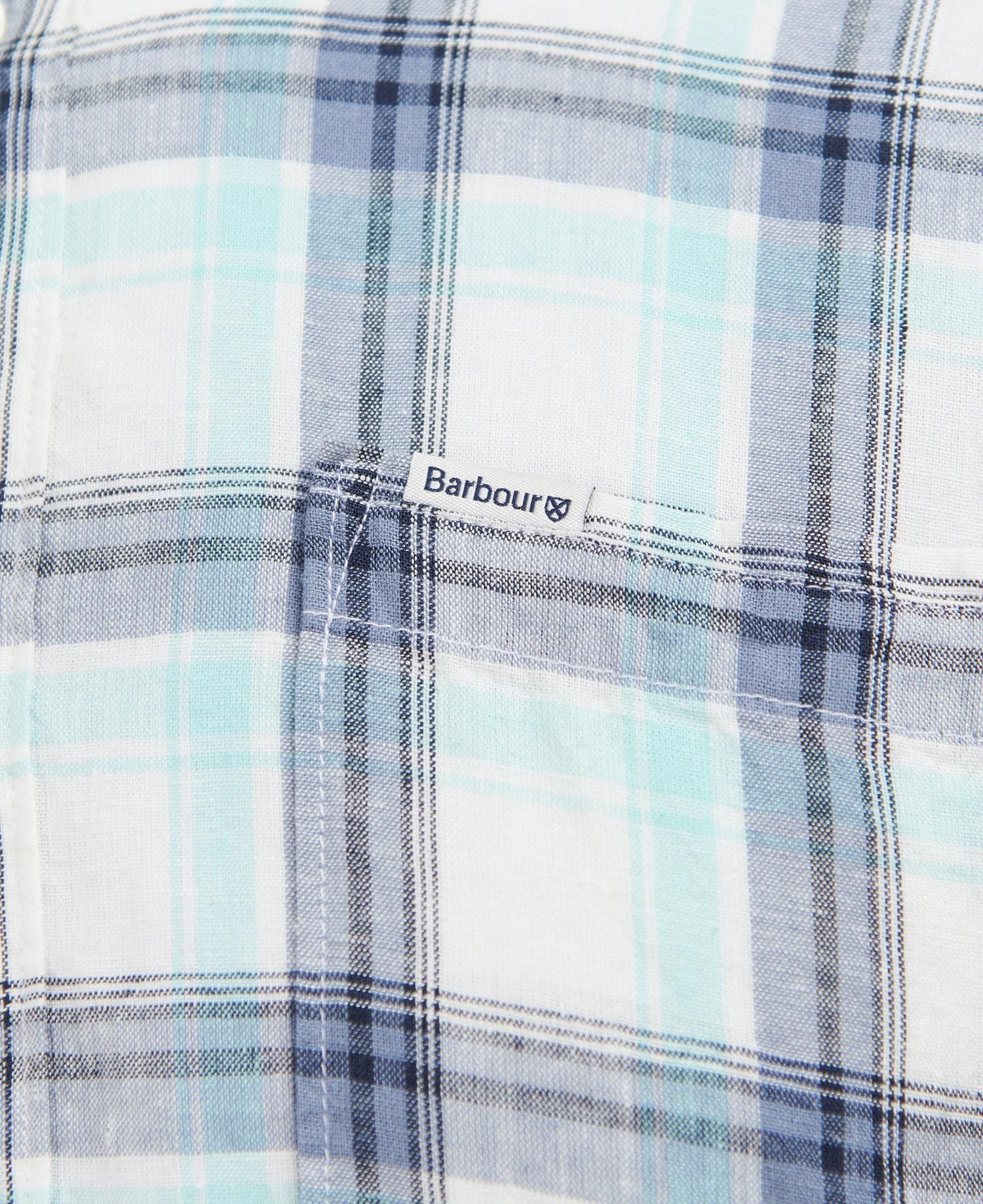 Barbour Crossfell Tailored Men's Shirts White / Blue | 749502-USE