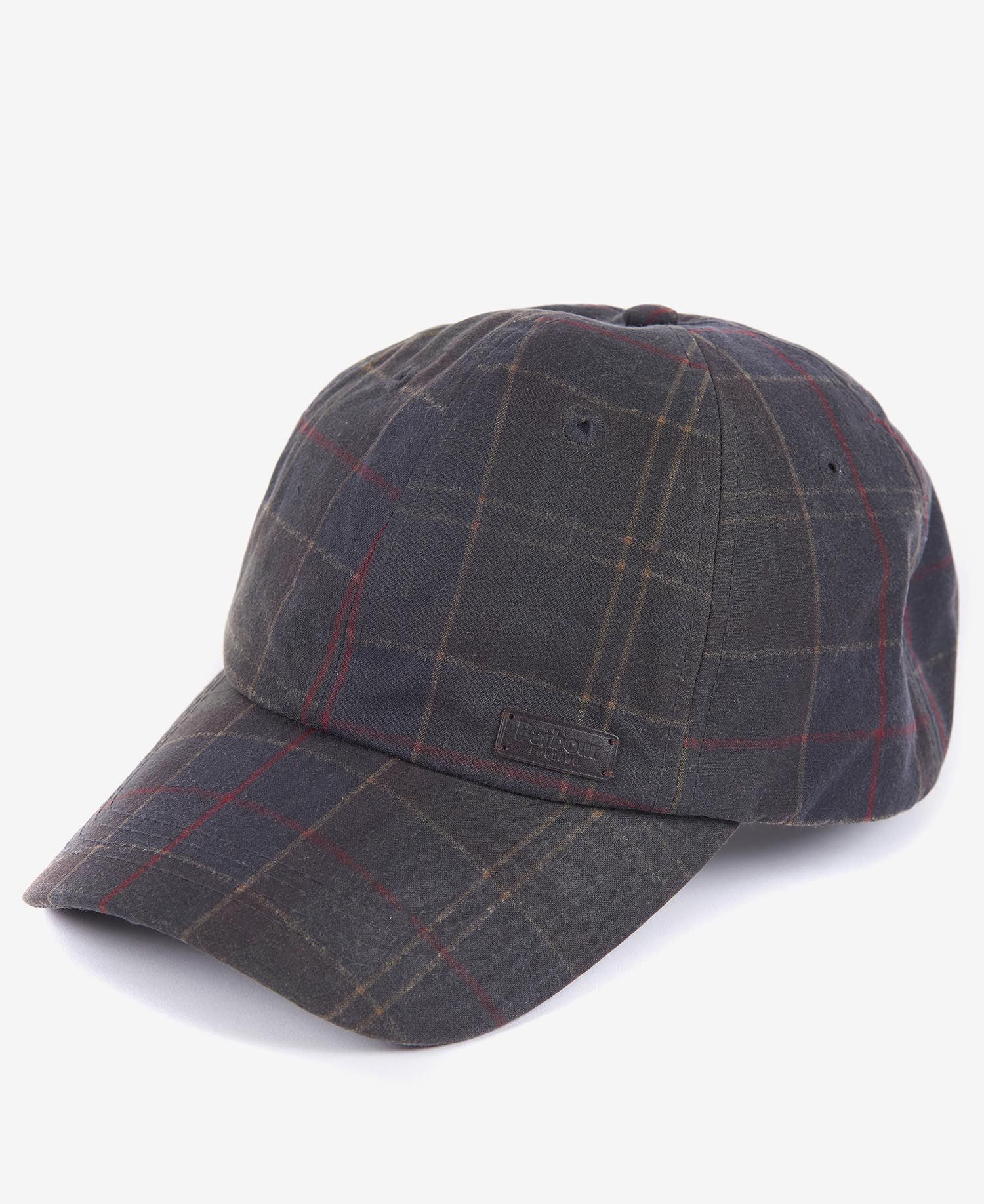 Barbour Darwen Tartan Sports Men\'s Hats Dark Grey | 678935-WAO