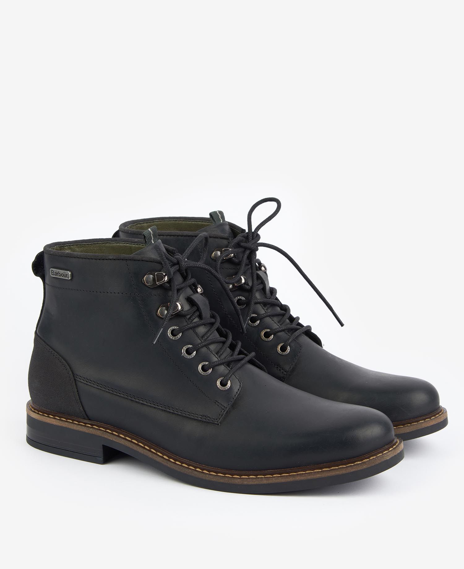 Barbour Deckham Men's Boots Black | 738026-VTG