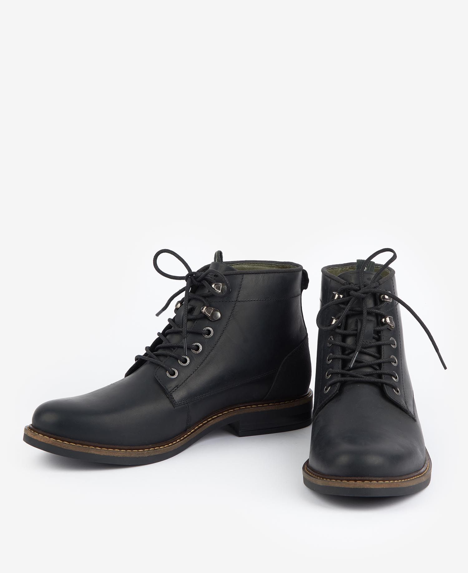 Barbour Deckham Men's Boots Black | 738026-VTG