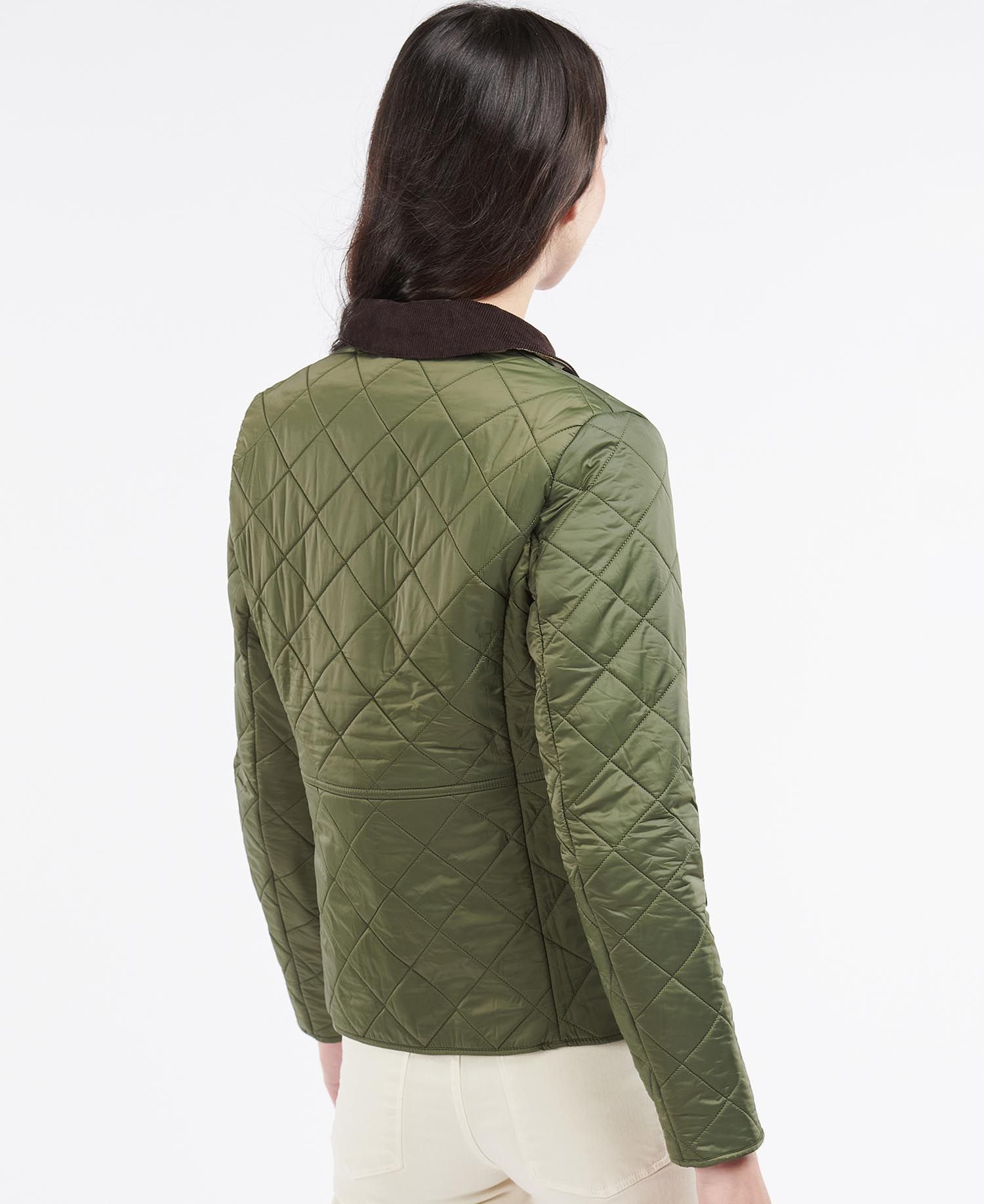 Barbour Deveron Polarquilt Women's Quilted Jackets Olive | 210638-BSW