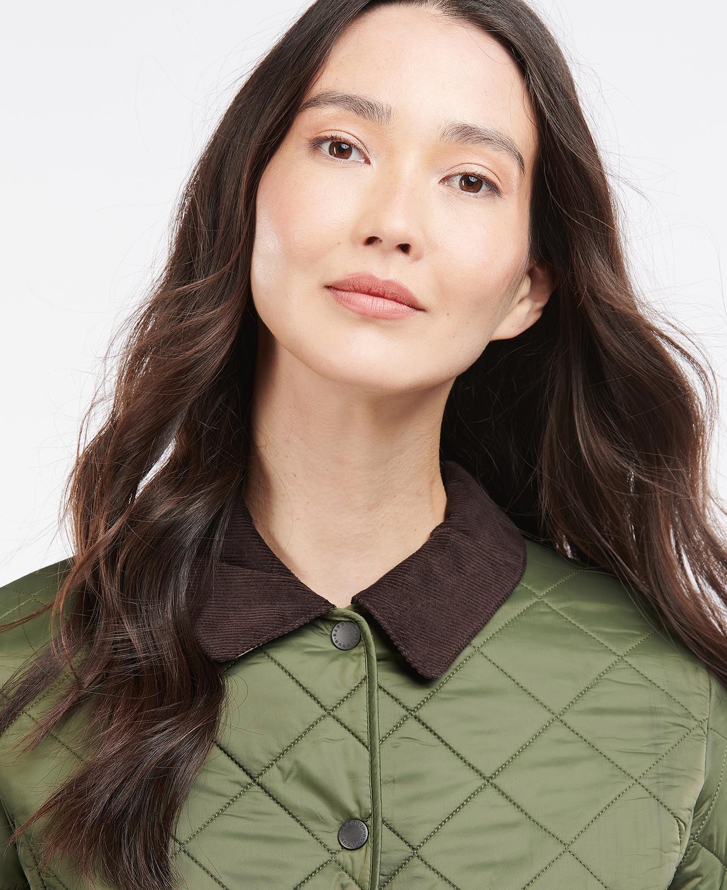 Barbour Deveron Polarquilt Women's Quilted Jackets Olive | 210638-BSW