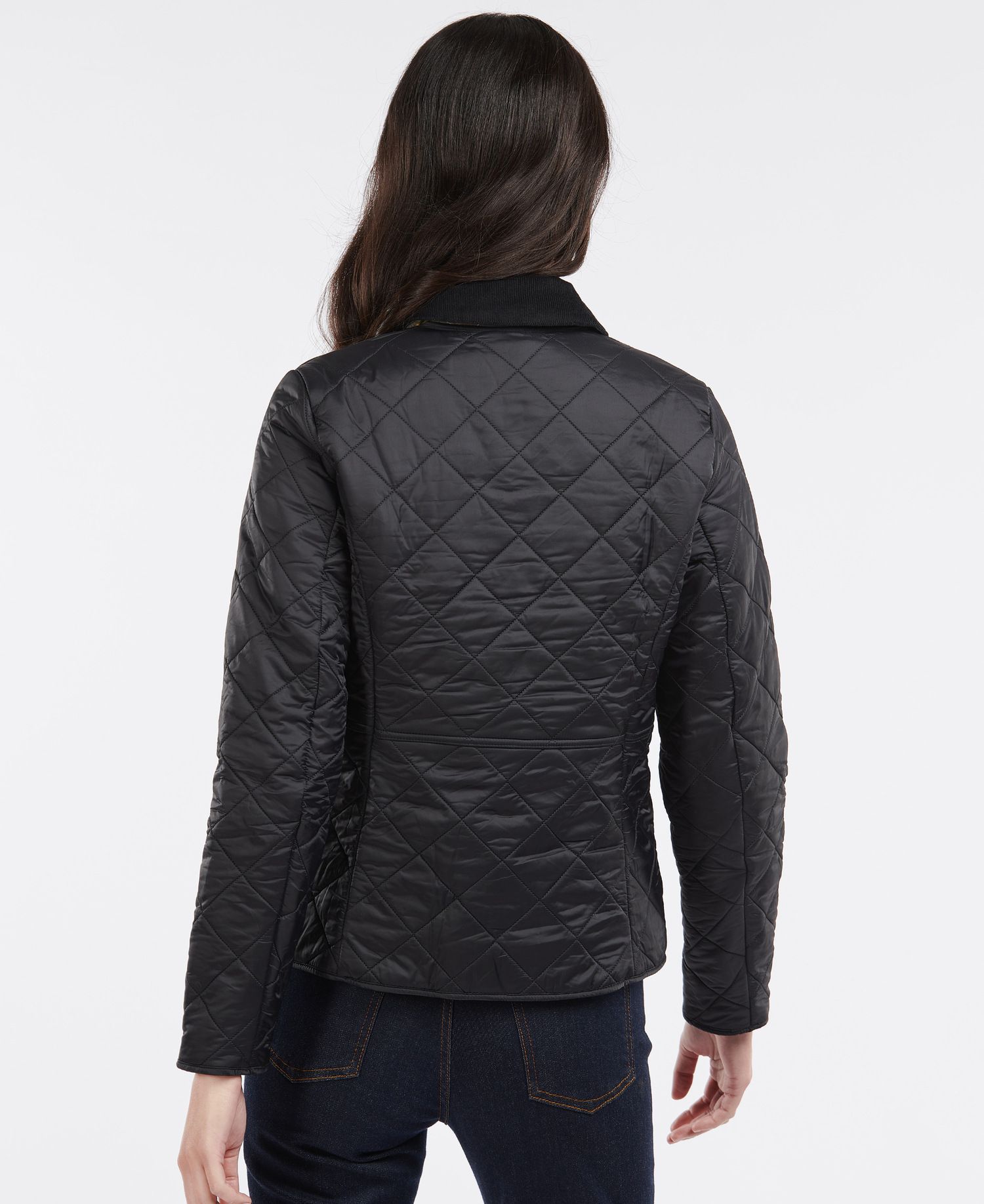 Barbour Deveron Polarquilt Women's Quilted Jackets Black | 705281-UQV