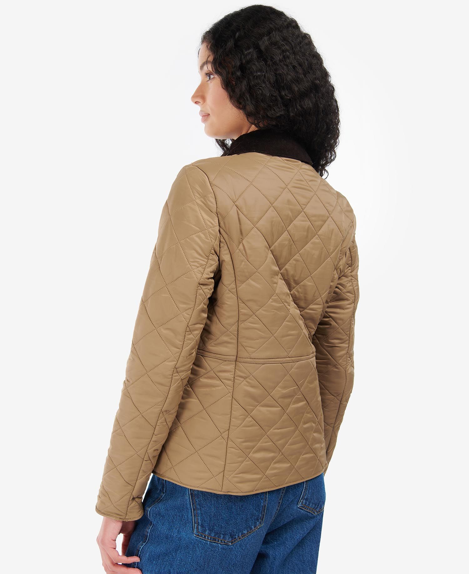 Barbour Deveron Polarquilt Women's Quilted Jackets Khaki | 912385-JXQ