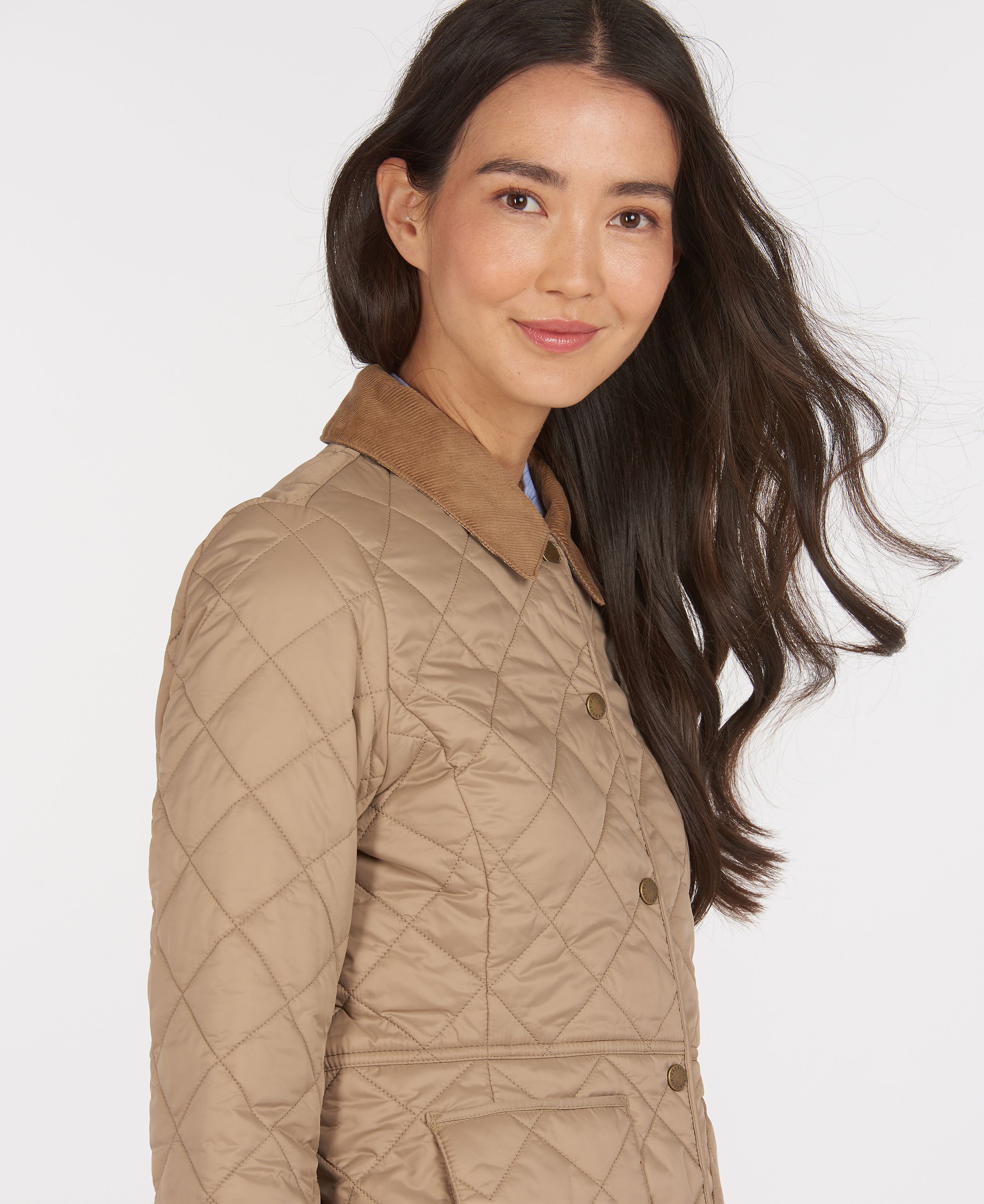 Barbour Deveron Women's Quilted Jackets Brown | 456173-OFA