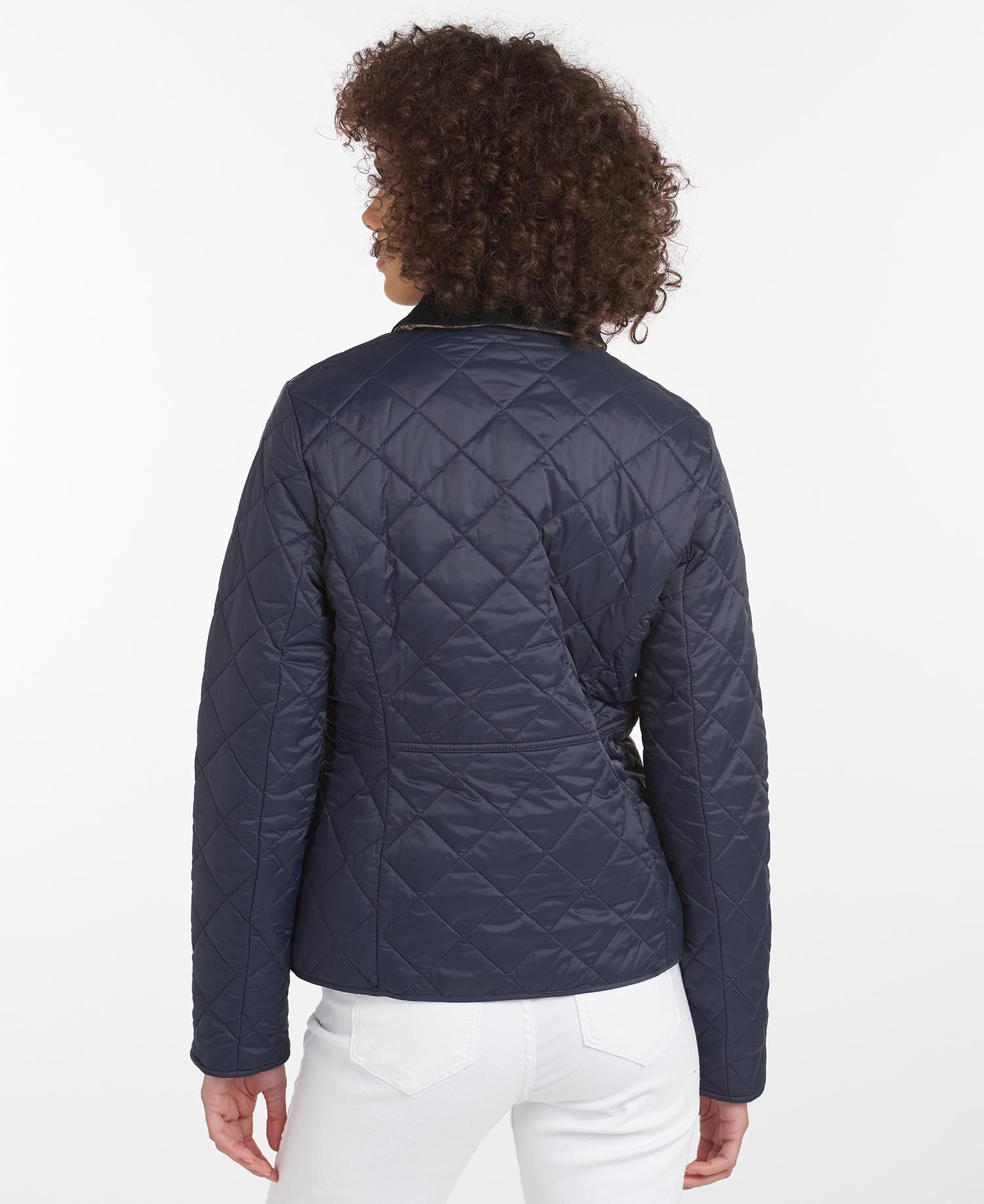 Barbour Deveron Women's Quilted Jackets Navy | 792036-HQX