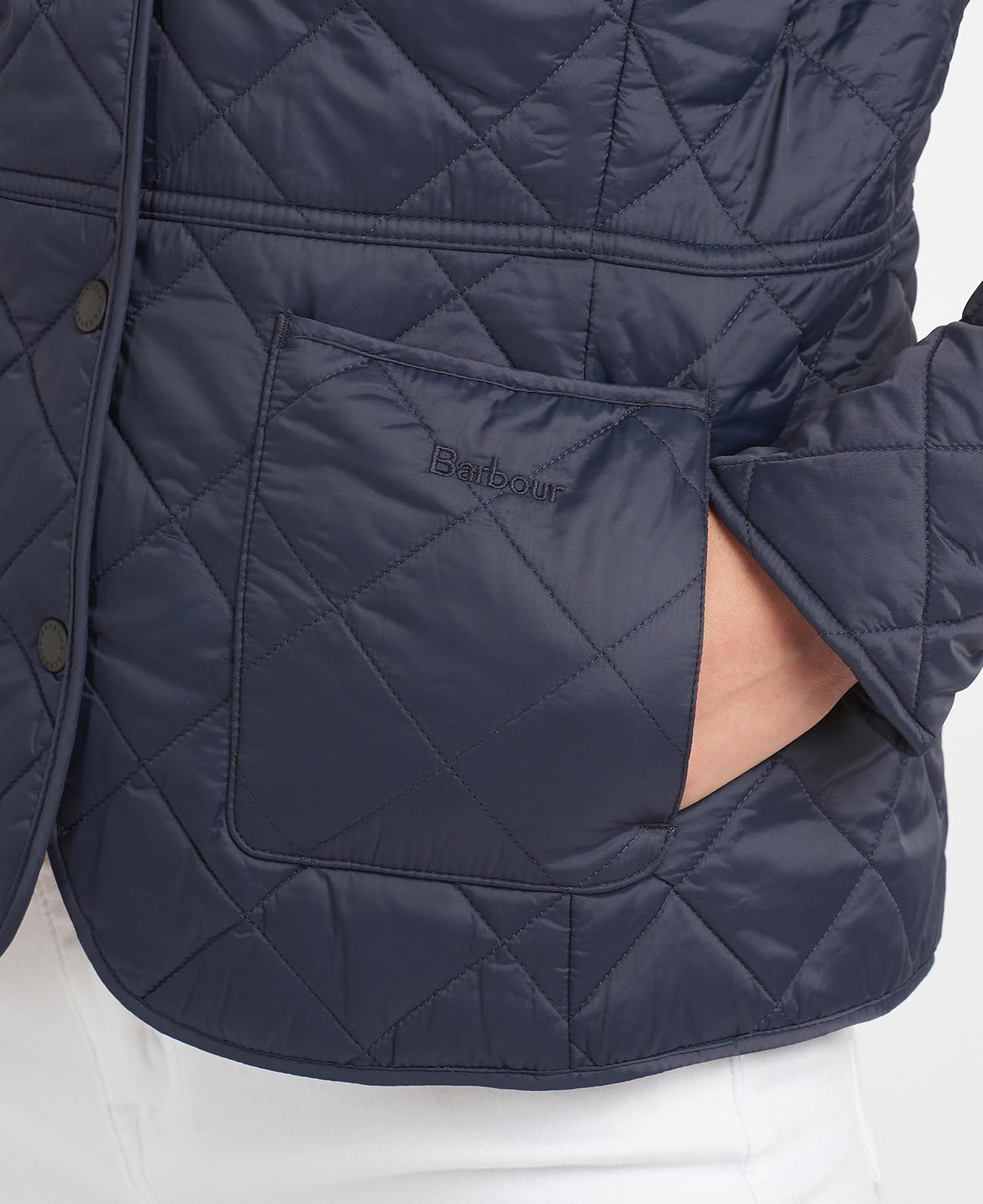 Barbour Deveron Women's Quilted Jackets Navy | 792036-HQX