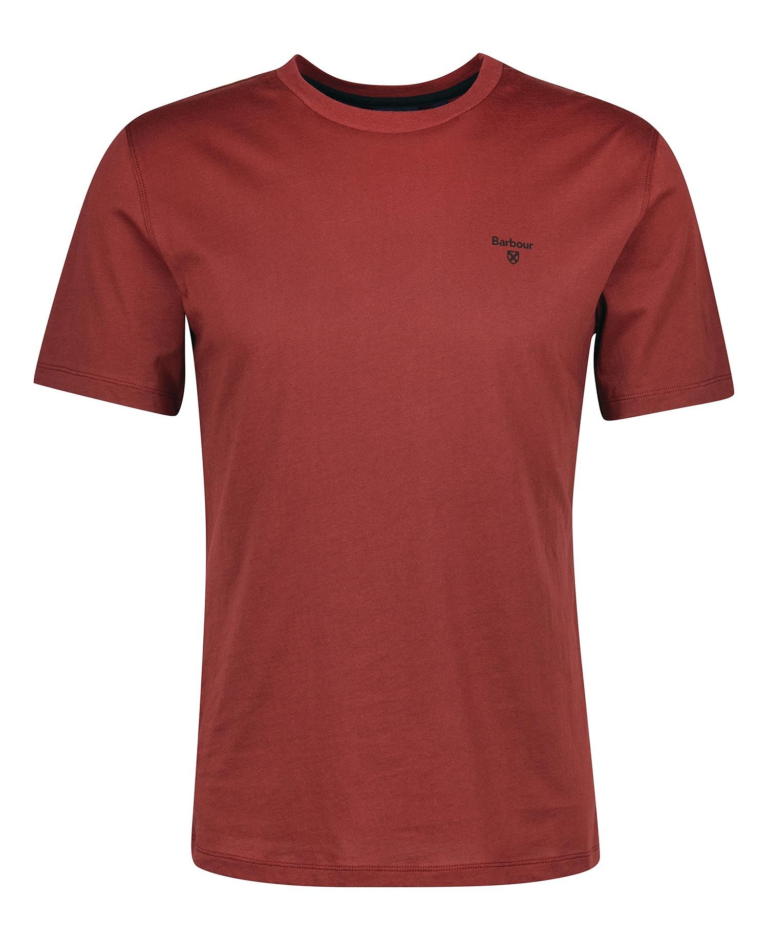 Barbour Donal Tee Men's Nightwear Burgundy | 852463-YTJ