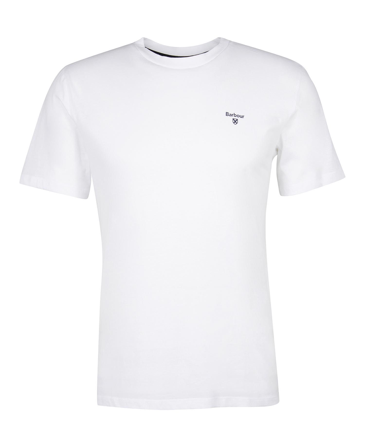 Barbour Donal Tee Men's Nightwear White | 192056-DXI