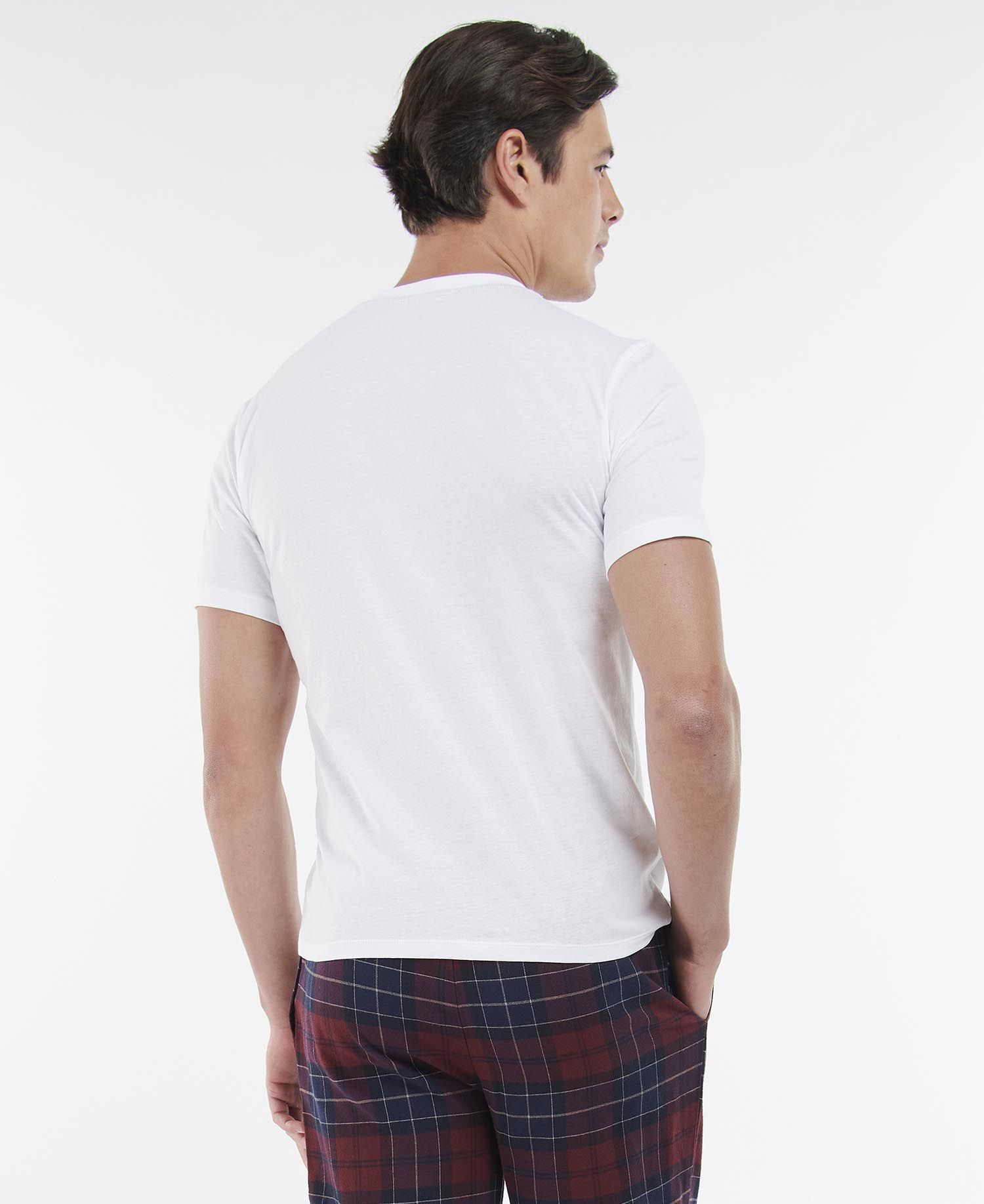 Barbour Donal Tee Men's Nightwear White | 192056-DXI