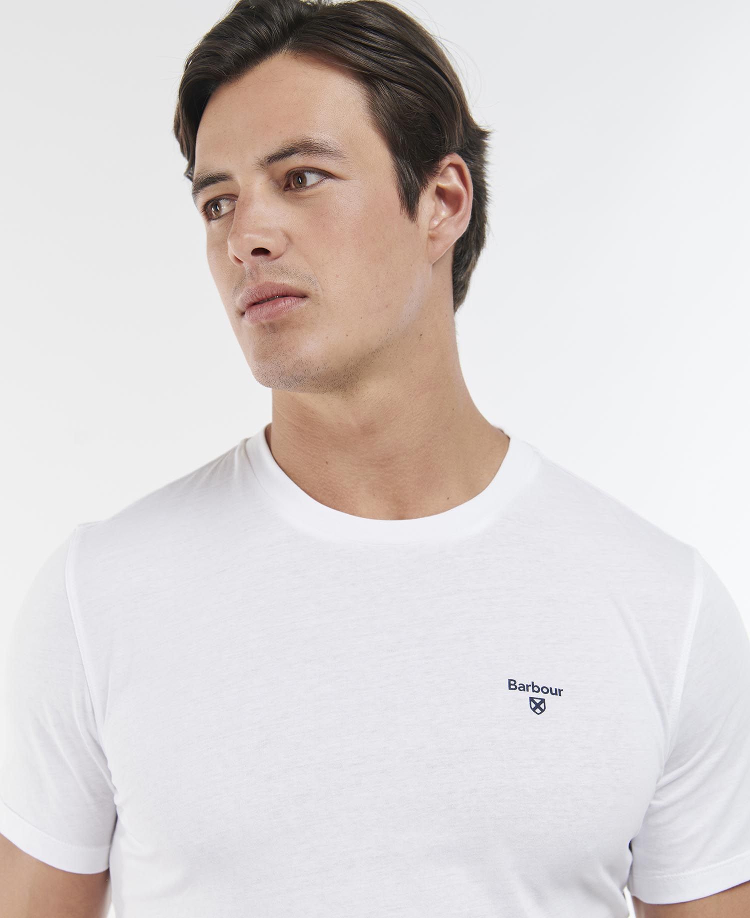 Barbour Donal Tee Men's Nightwear White | 192056-DXI