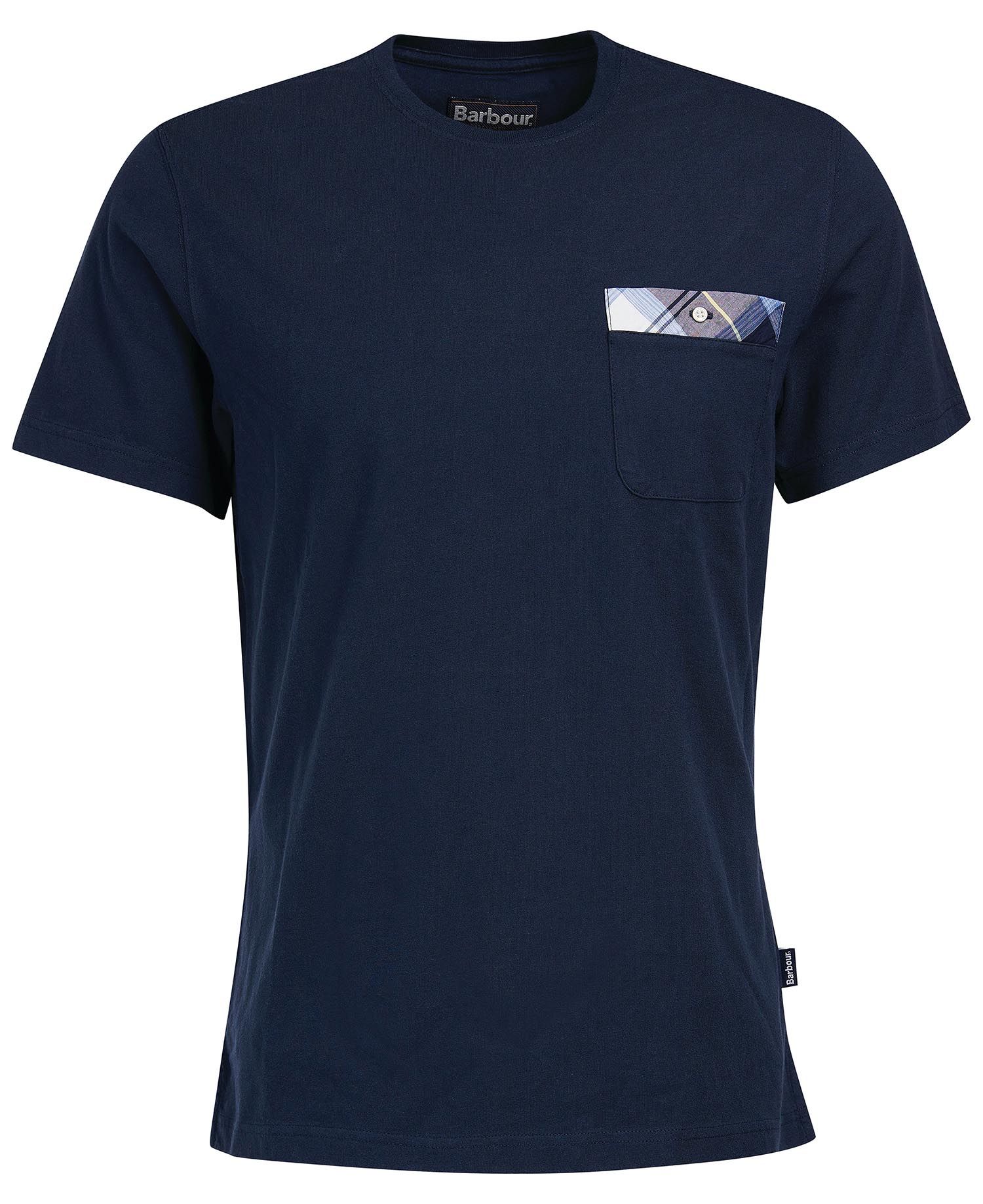 Barbour Durnbridge Men's T Shirts Navy | 230987-KLV