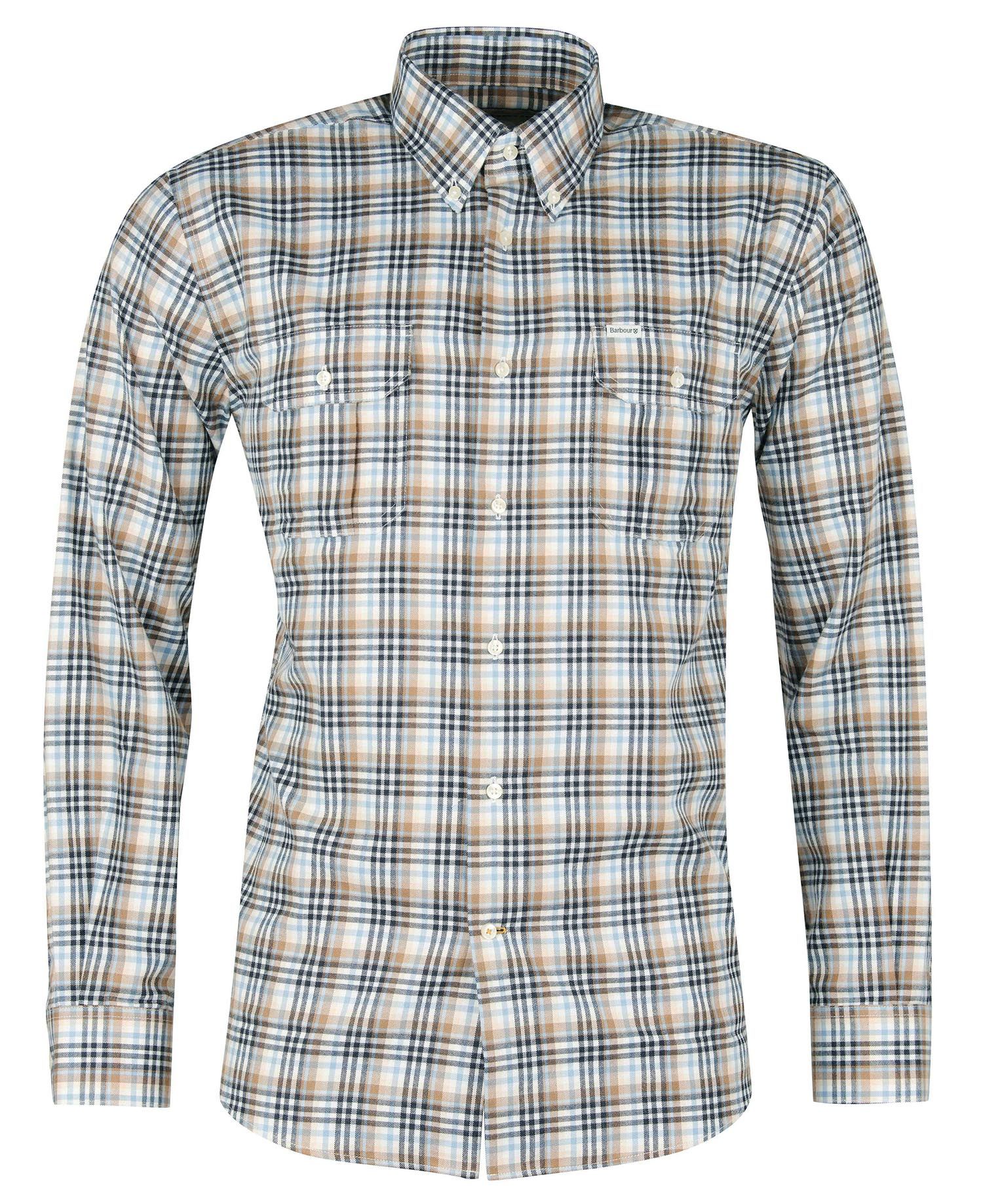 Barbour Eastwood Thermo Weave Men's Shirts Grey | 517982-ERB