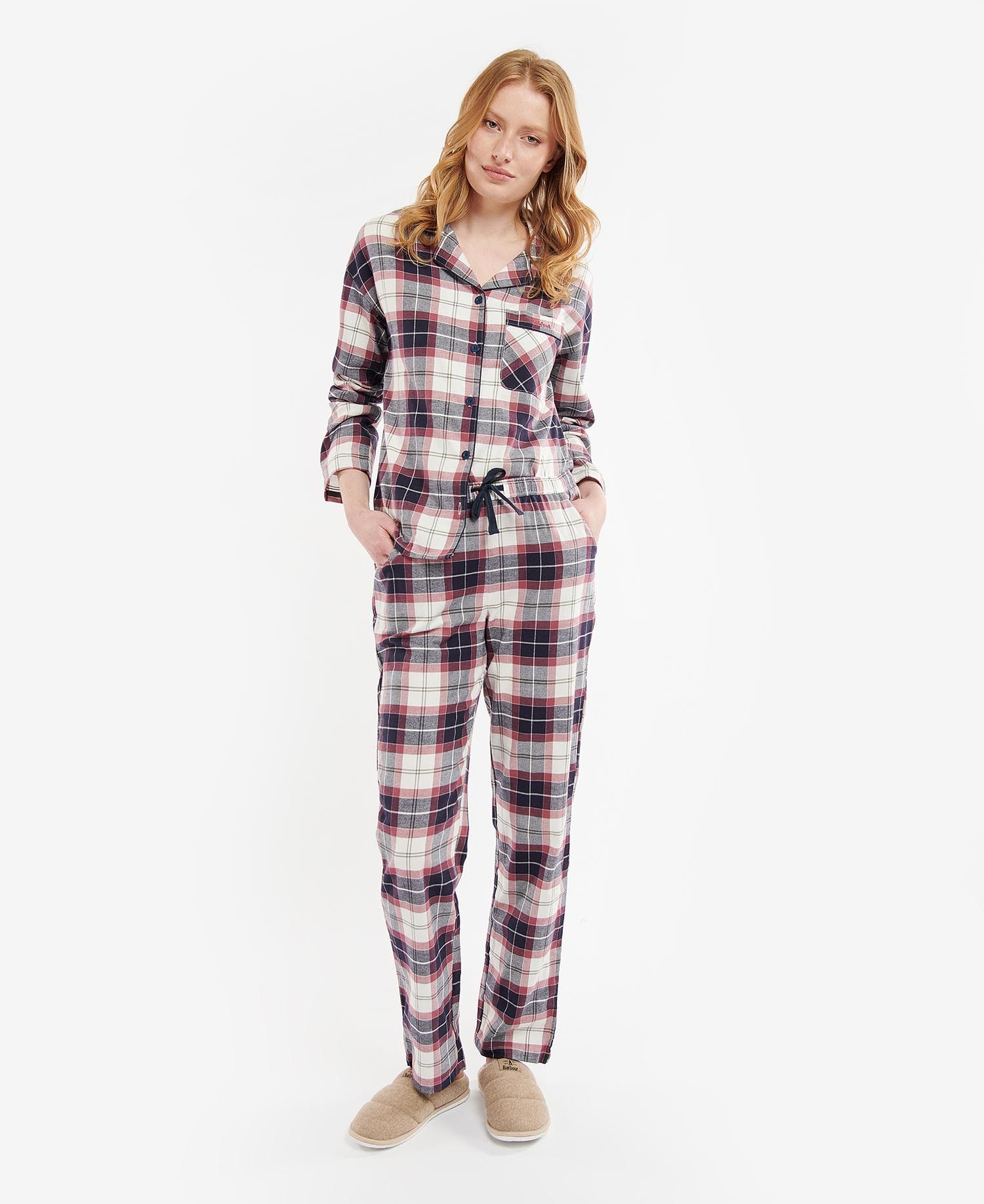 Barbour Ellery Women's Nightwear Red / Navy / White | 641829-CDU