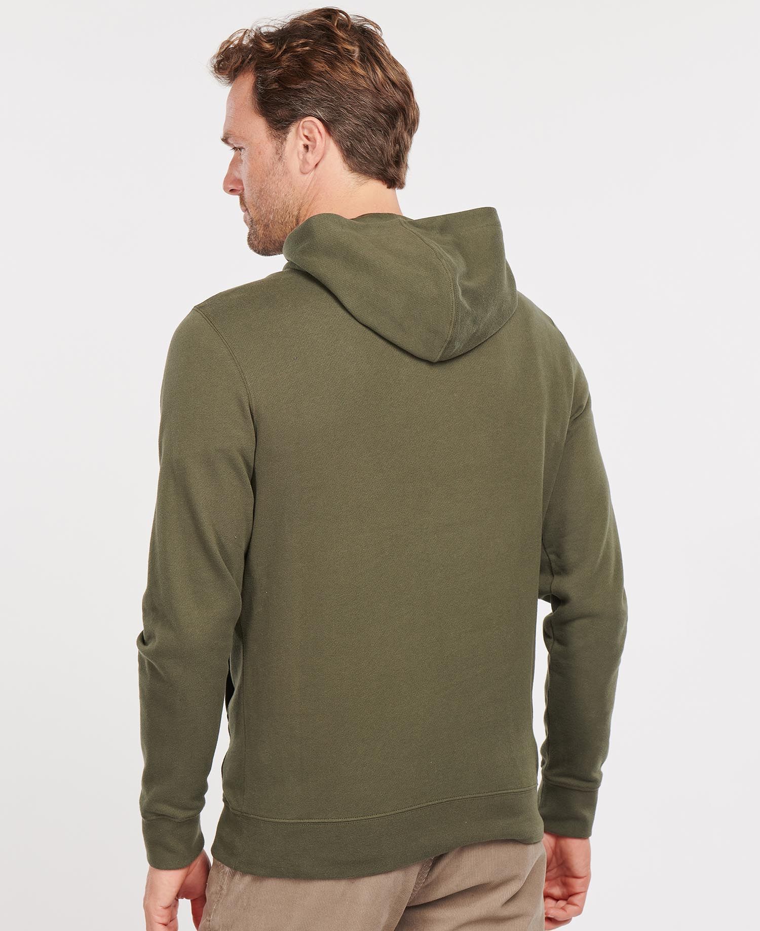 Barbour Essentials Pop Over Men's Hoodie Grey | 432715-FUG