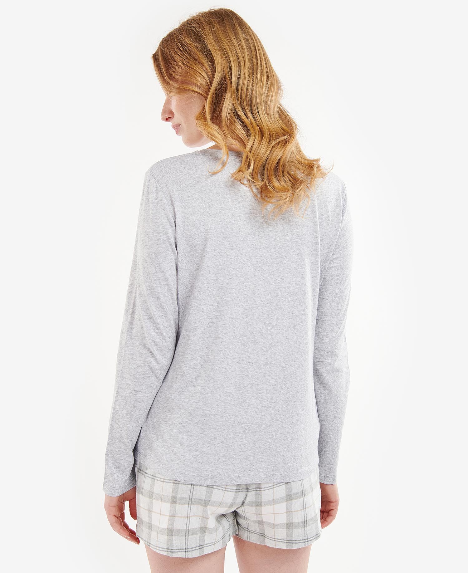 Barbour Etta Henley Women's Nightwear Grey | 087549-FDC