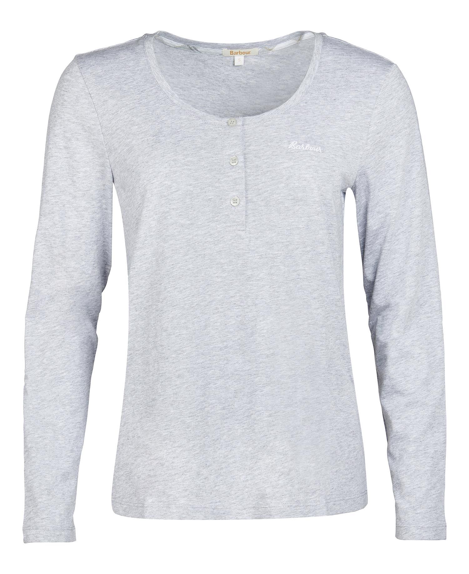 Barbour Etta Henley Women's Nightwear Grey | 087549-FDC