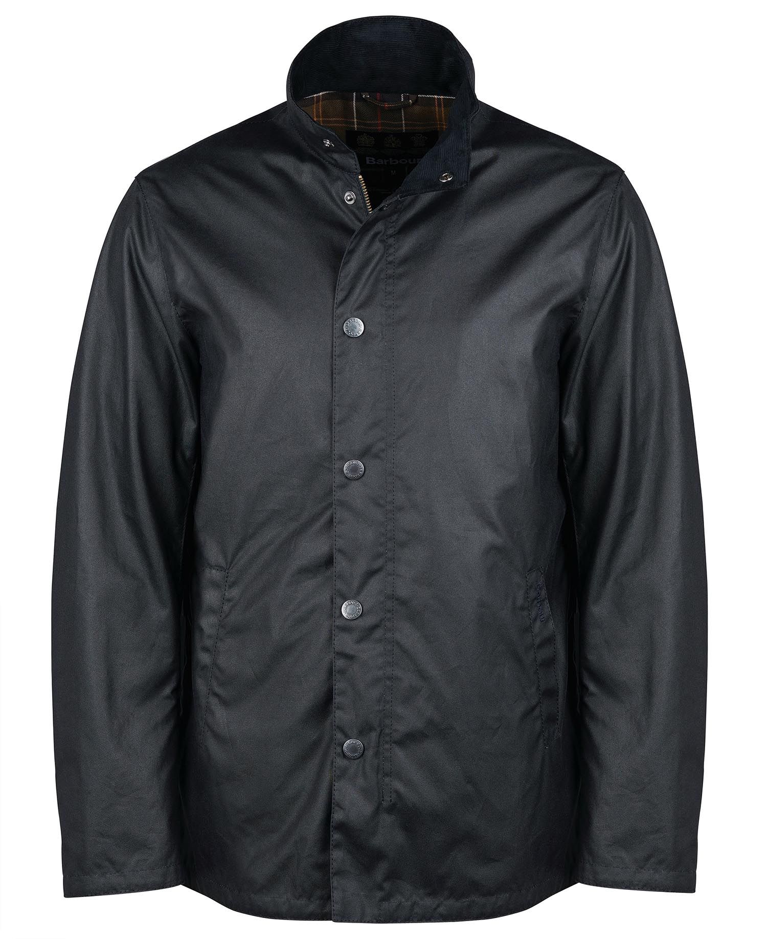 Barbour Evelar Men's Waxed Jackets Black | 250673-UKM