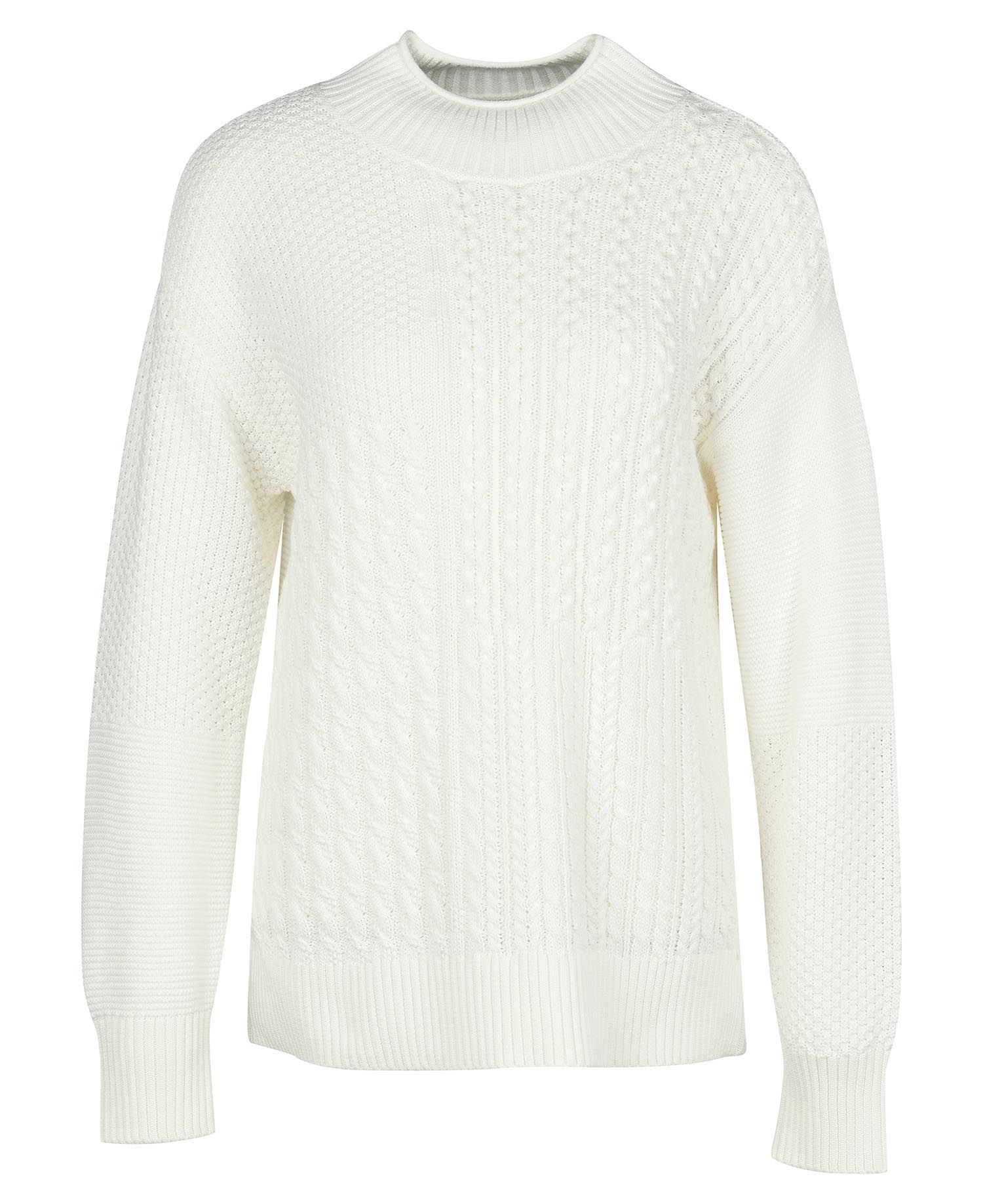 Barbour Fairbarn Knit Women's Sweaters Cream | 042153-FNT