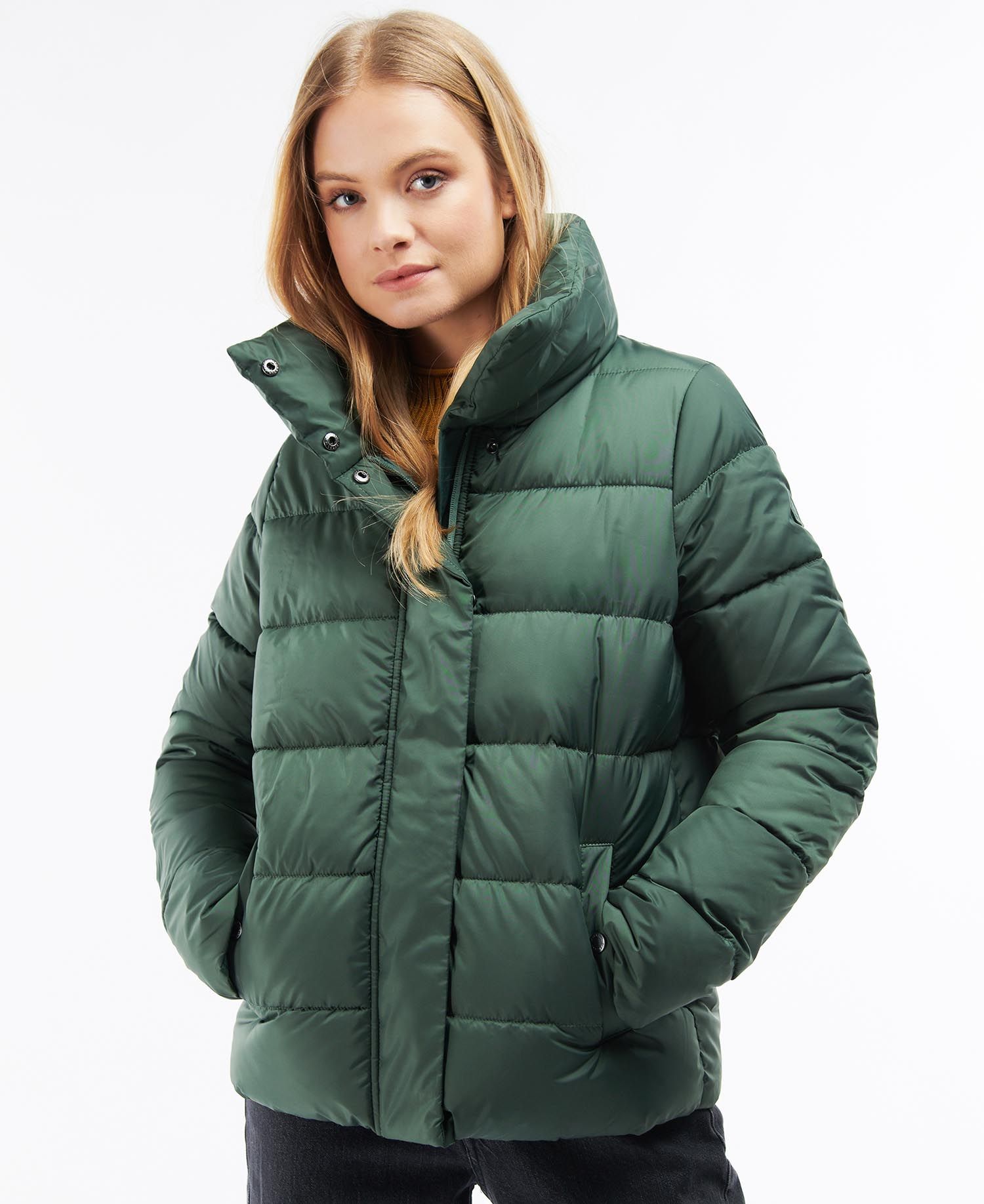 Barbour Fairbarn Women's Quilted Jackets Green | 306521-NEA