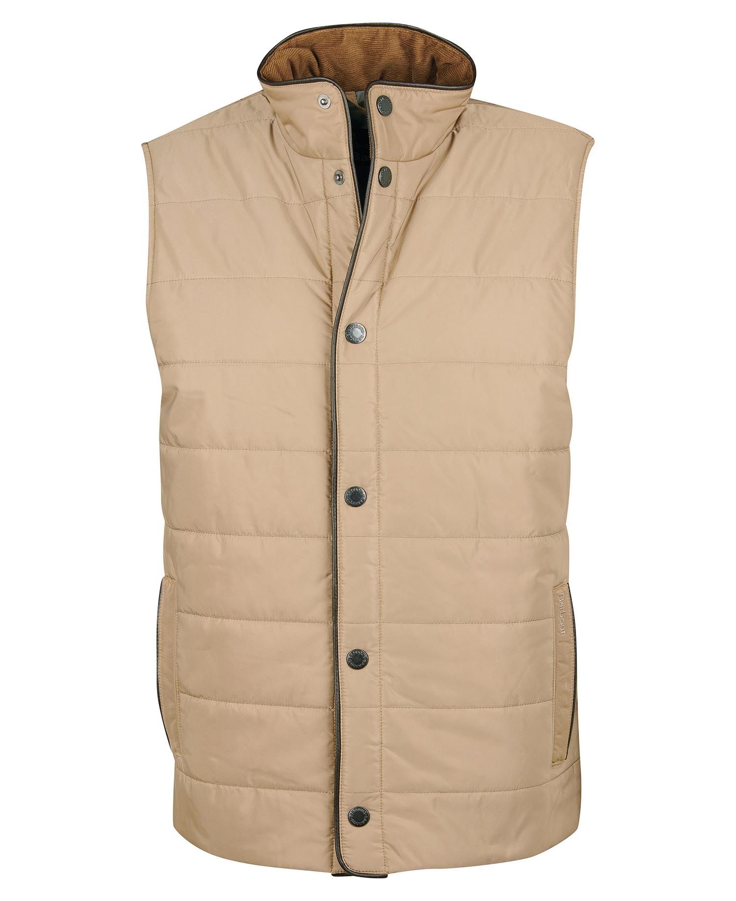 Barbour Farnham Men's Vest Brown / Grey | 341625-BLZ