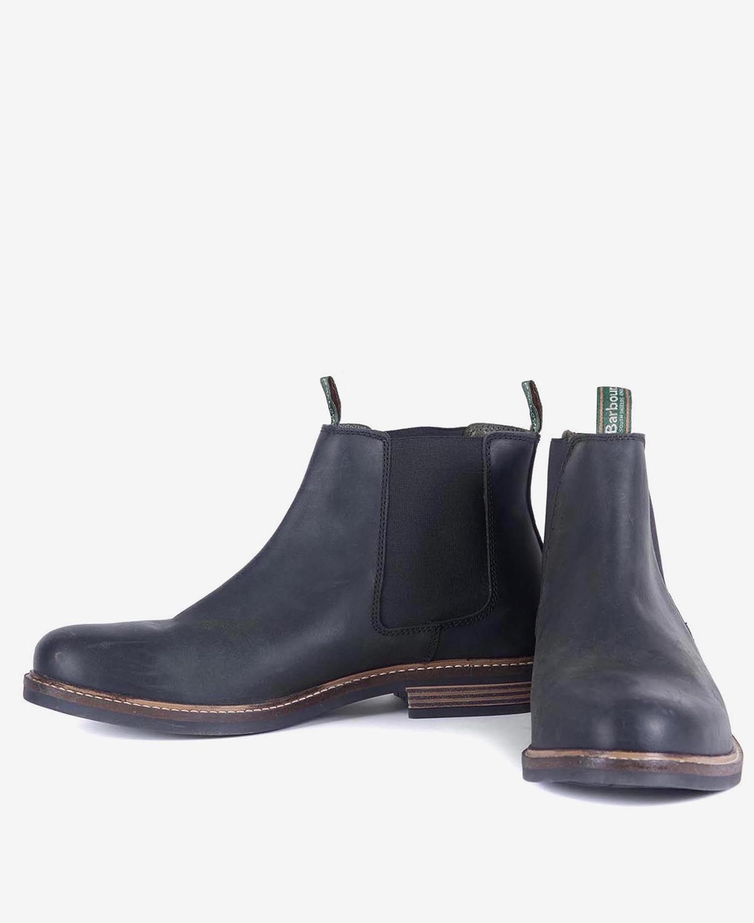 Barbour Farsley Men's Chelsea Boots Black | 579240-TXG