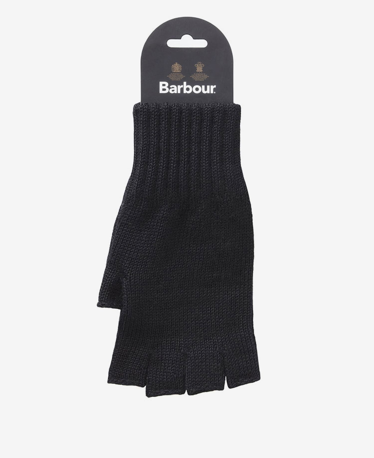 Barbour Fingerless Men's Gloves Black | 045823-JEN