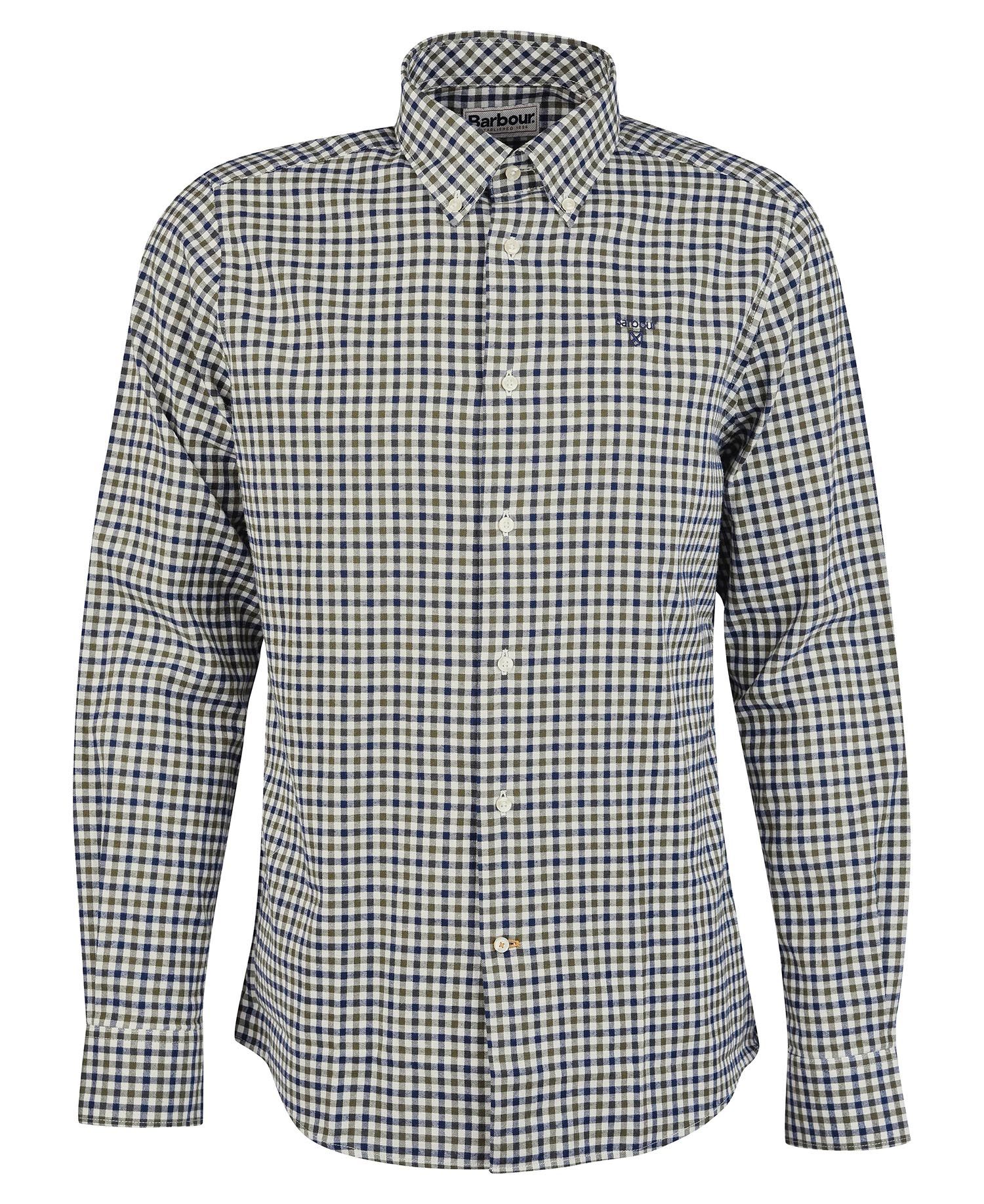 Barbour Finkle Tailored Men's Shirts Navy | 037945-KPH