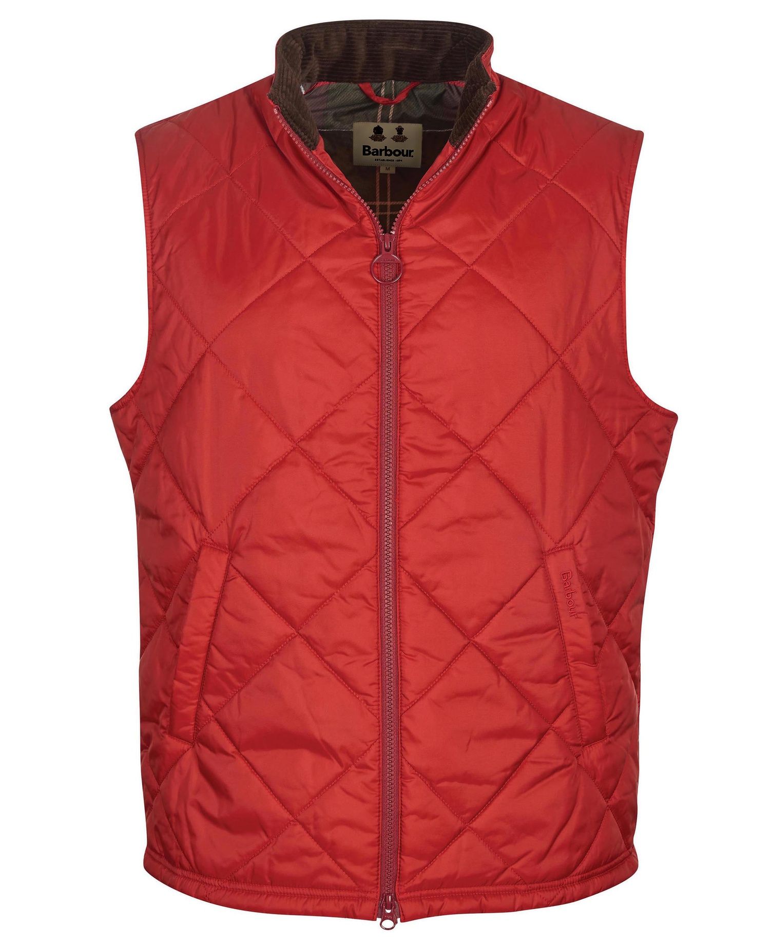 Barbour Finn Men's Vest Dark Red | 452187-ECY