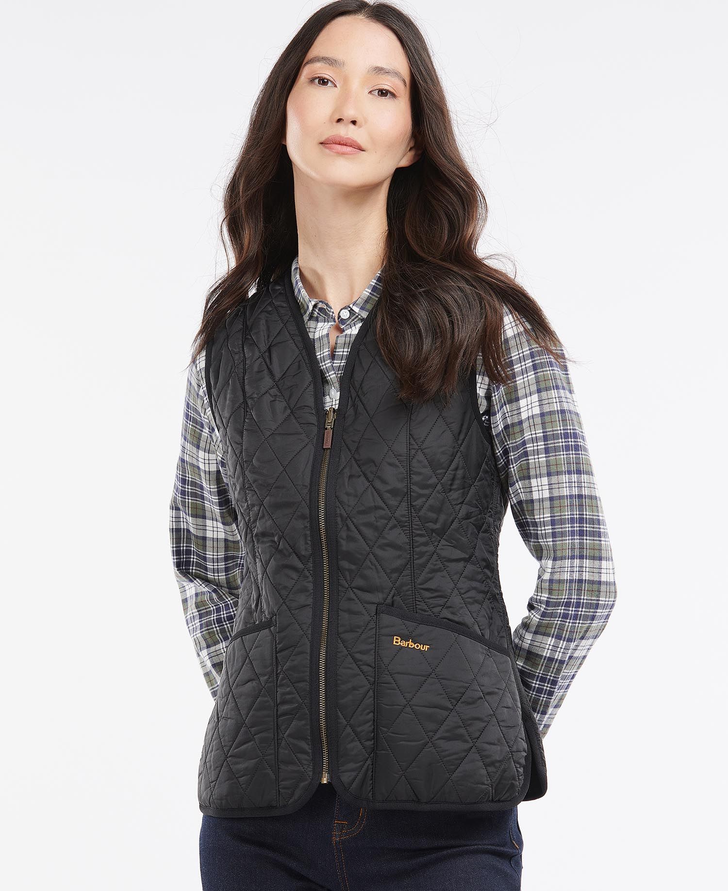 Barbour Fleece Betty Liner Women\'s Vest Dark Olive | 327894-FPG