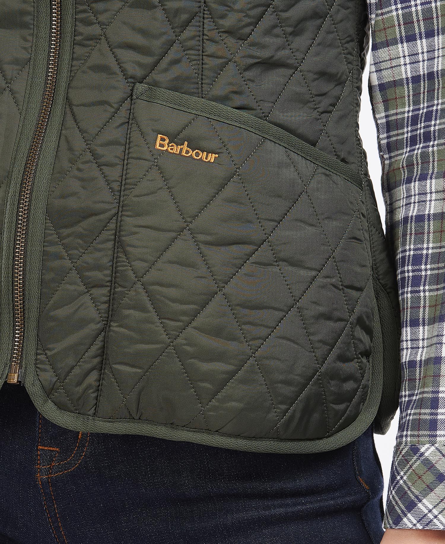 Barbour Fleece Betty Liner Women's Vest Dark Olive | 354208-HZY