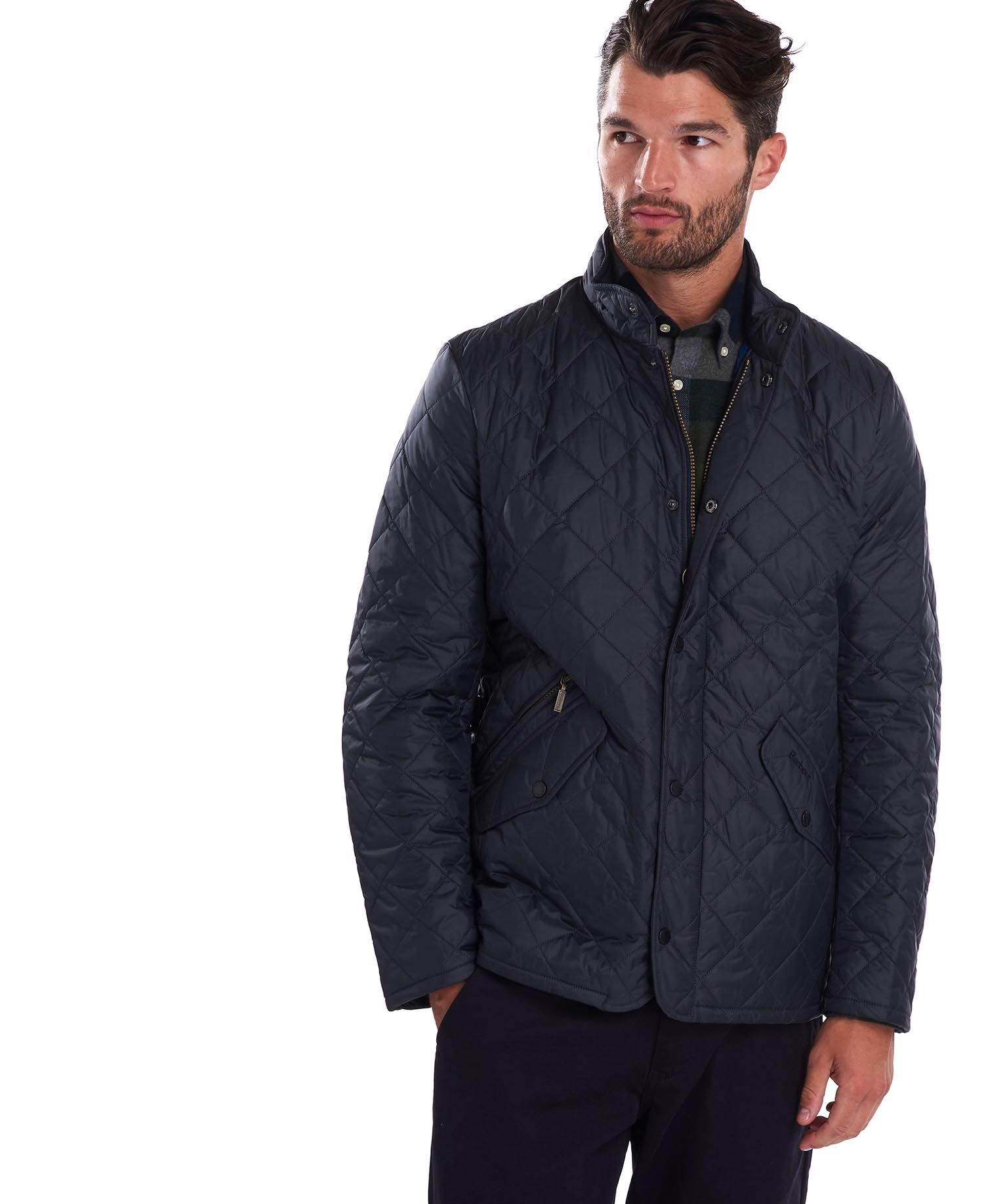 Barbour Flyweight Men's Quilted Jackets Black | 261479-UPX