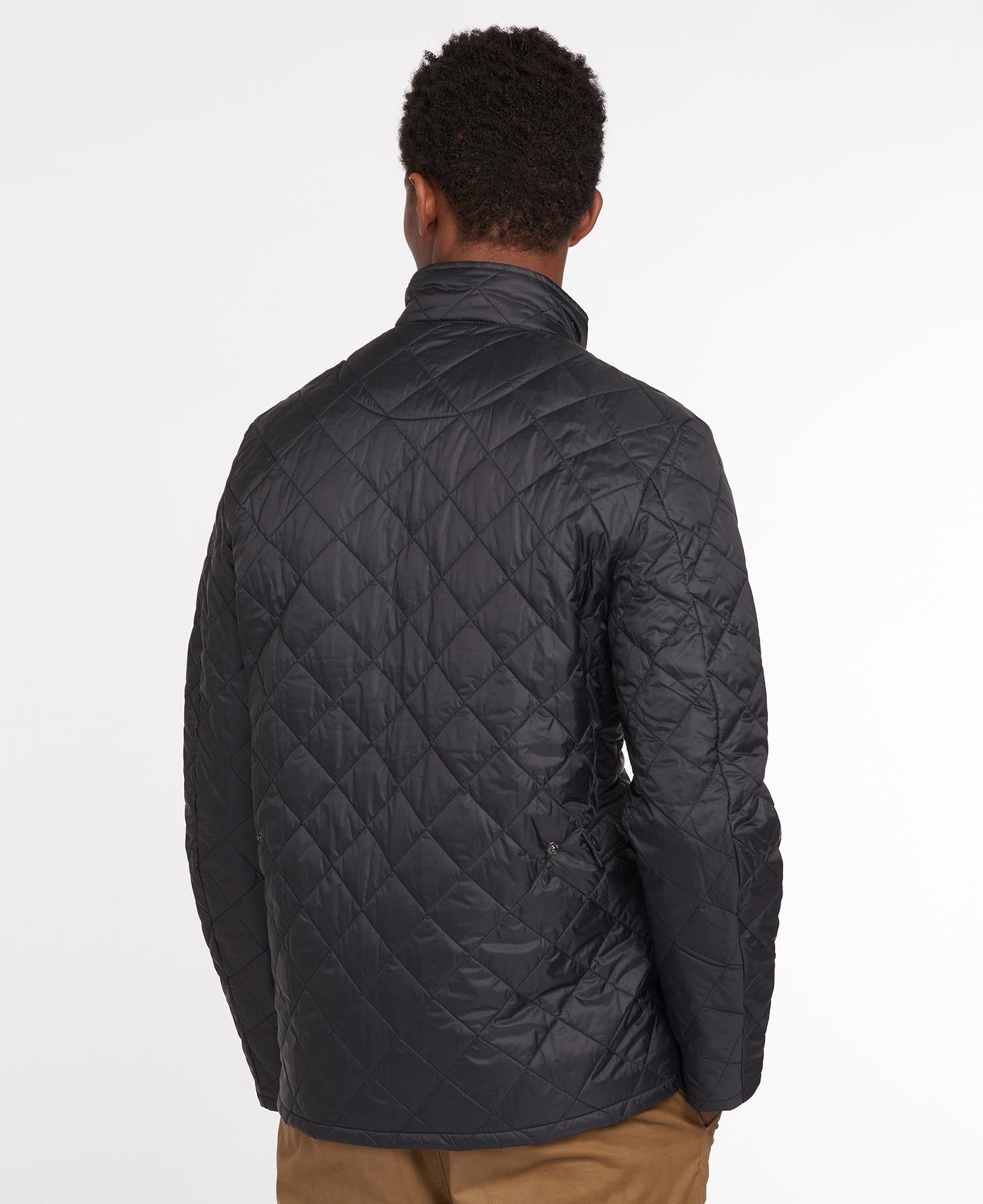 Barbour Flyweight Men's Quilted Jackets Black | 391708-IOV