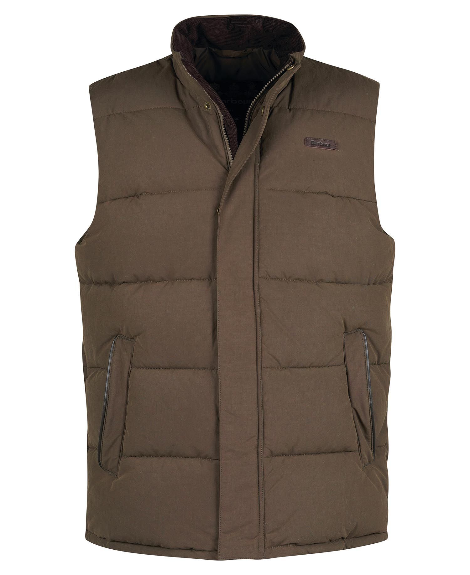 Barbour Fontwell Men's Vest Coffee | 081273-LCM