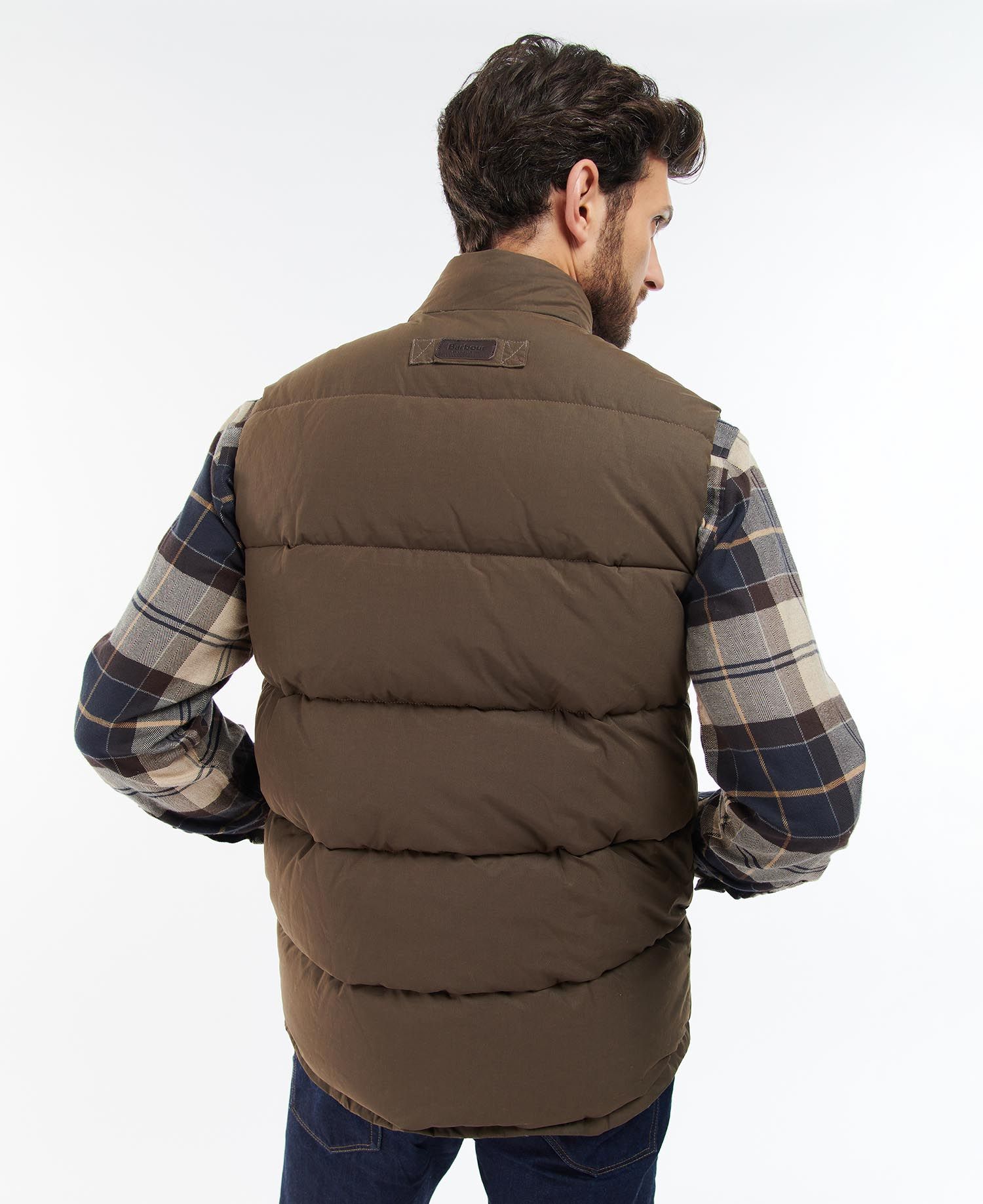 Barbour Fontwell Men's Vest Coffee | 081273-LCM