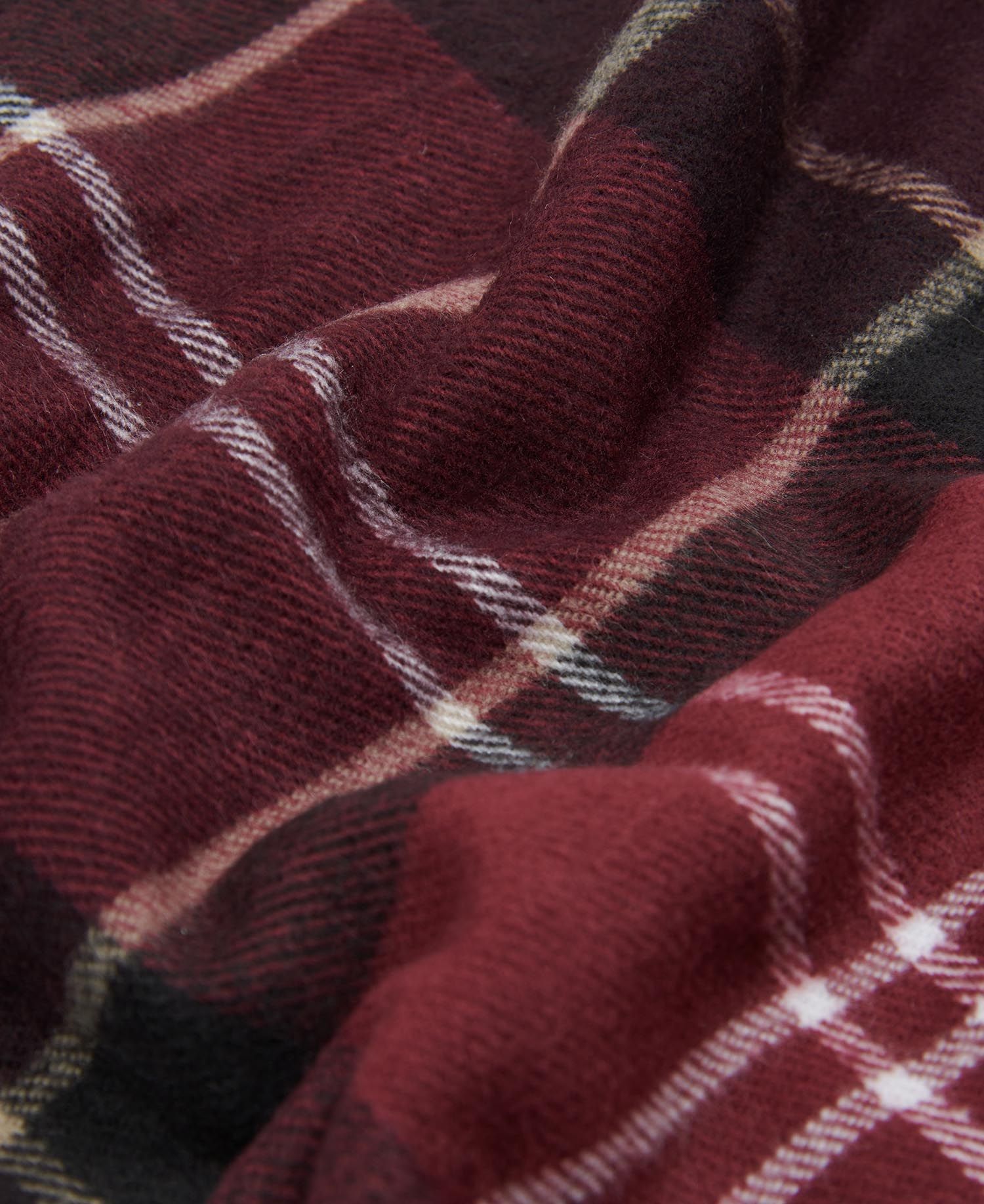 Barbour Galingale Tartan Men's Scarves Burgundy | 021954-EOG