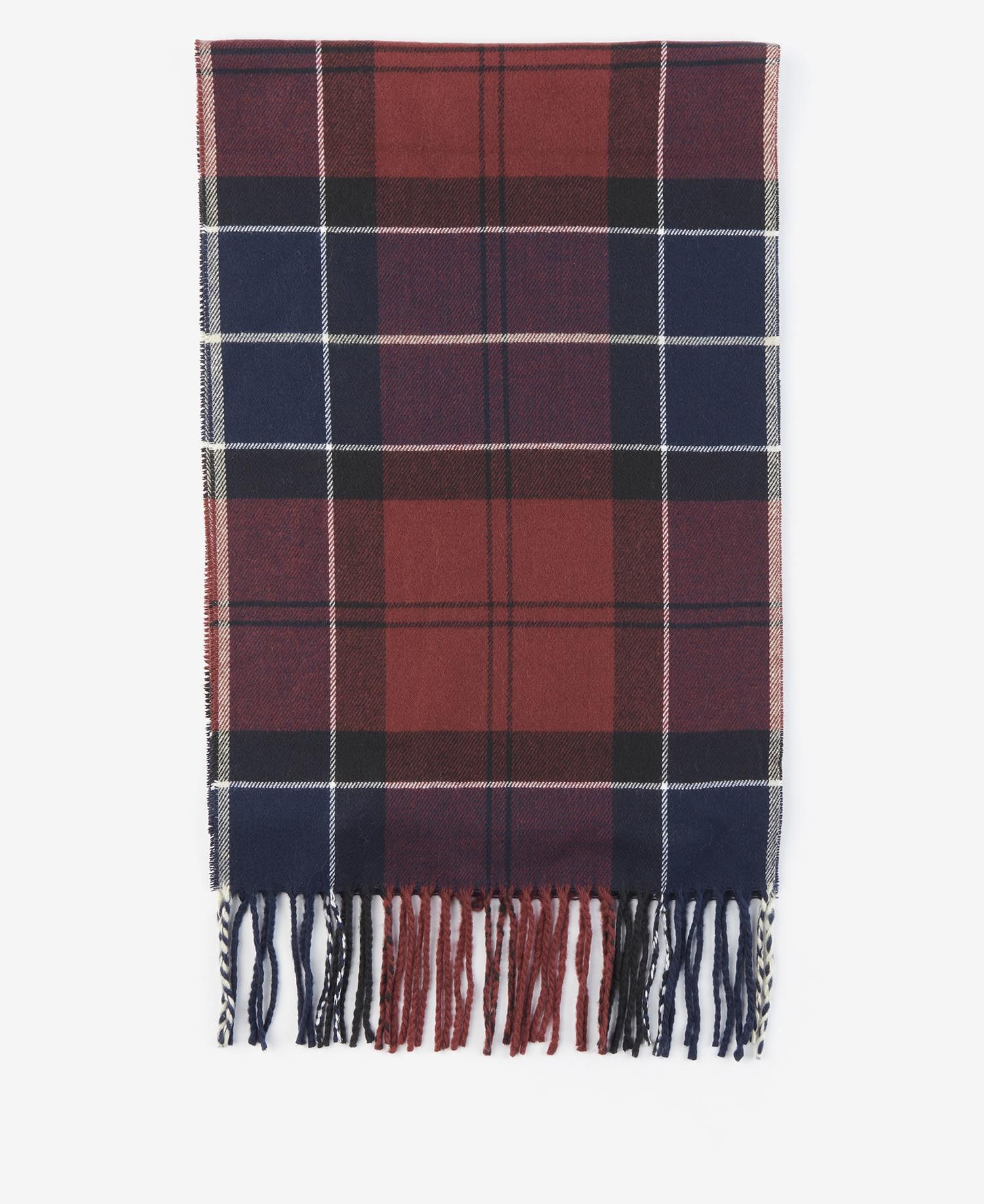 Barbour Galingale Tartan Men's Scarves Dark Brown | 528309-SWA