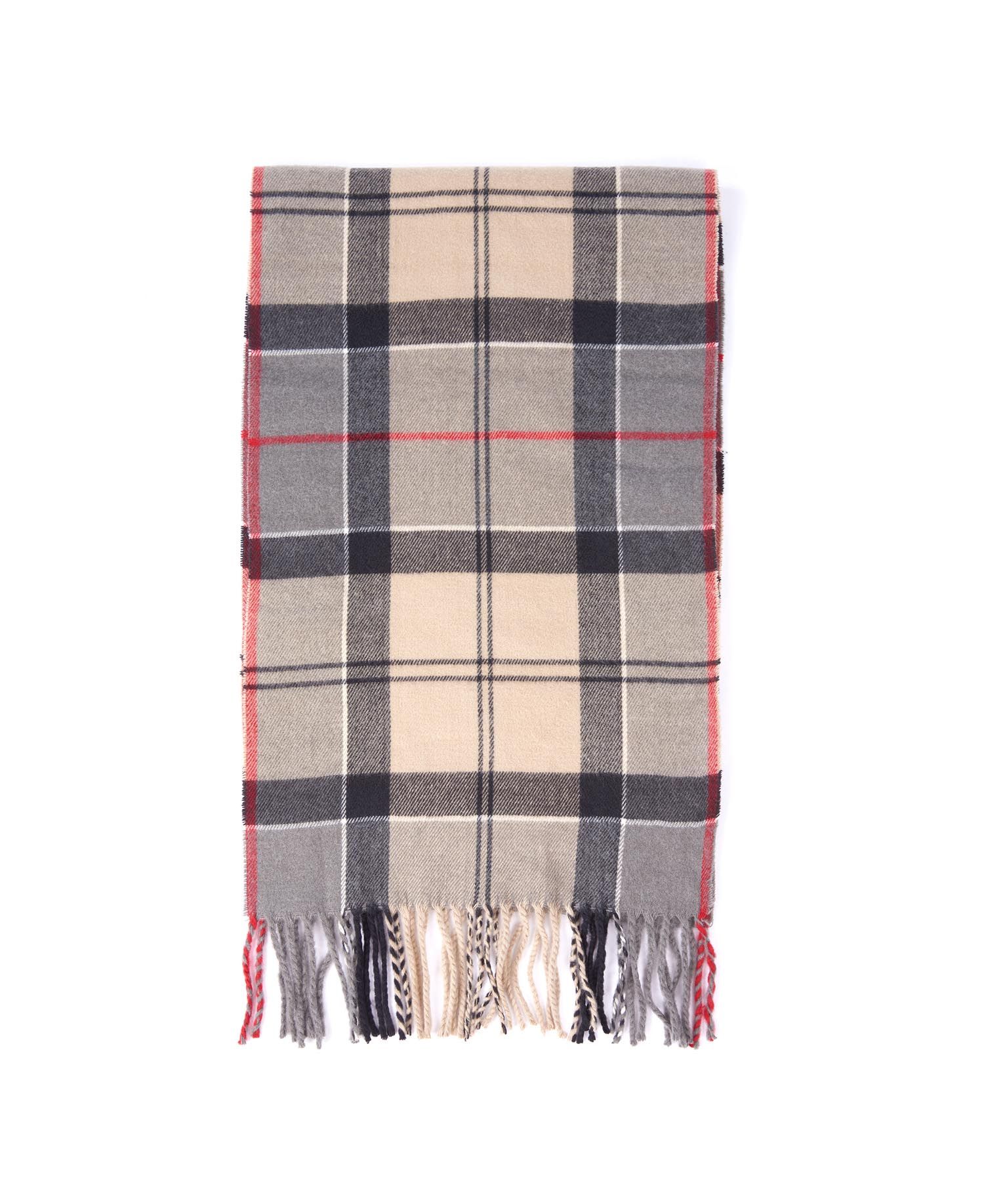 Barbour Galingale Tartan Men's Scarves Khaki / Grey | 501962-HJA