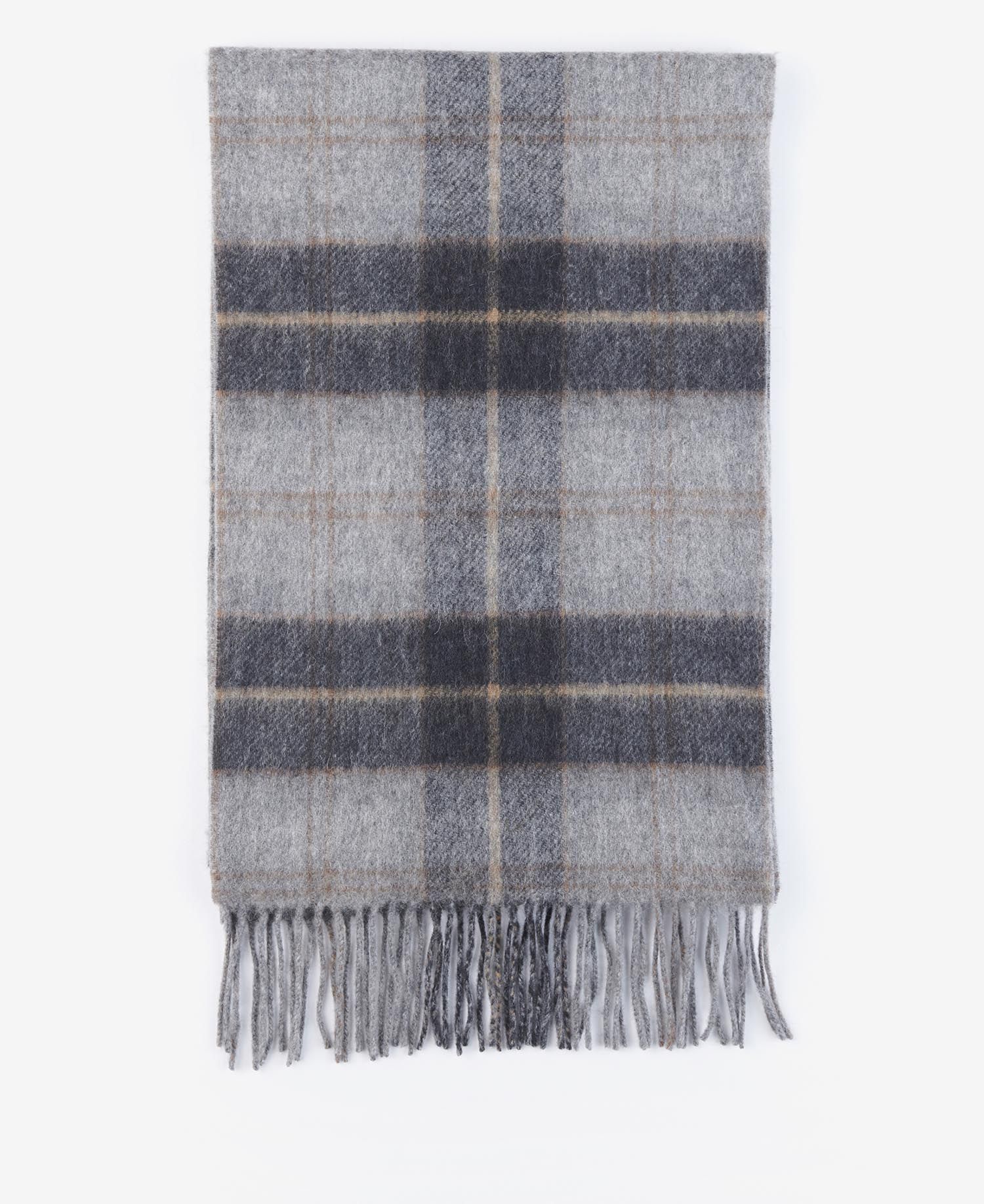 Barbour Galston Tartan Men's Scarves Grey | 932465-JMD