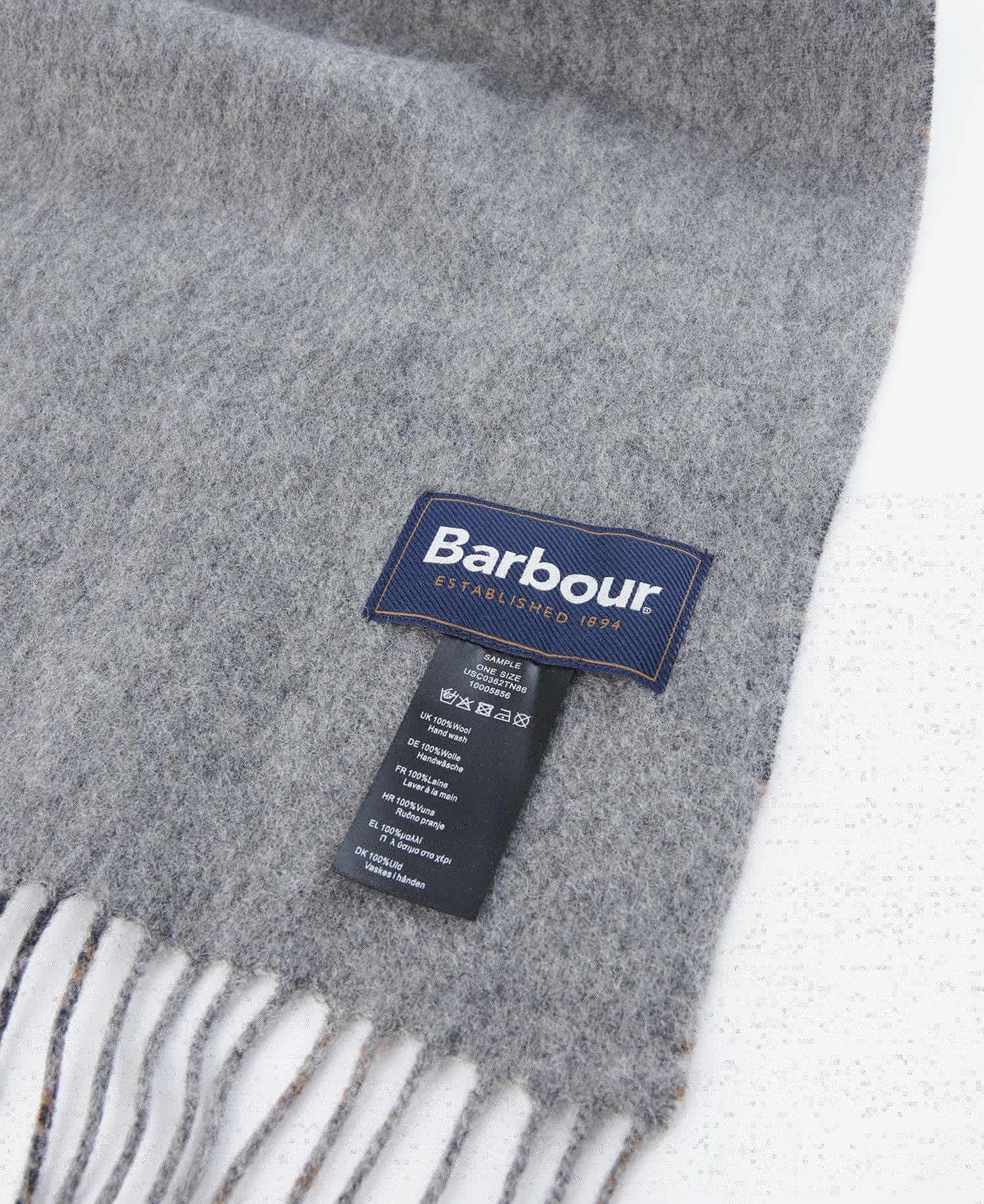 Barbour Galston Tartan Men's Scarves Grey | 932465-JMD