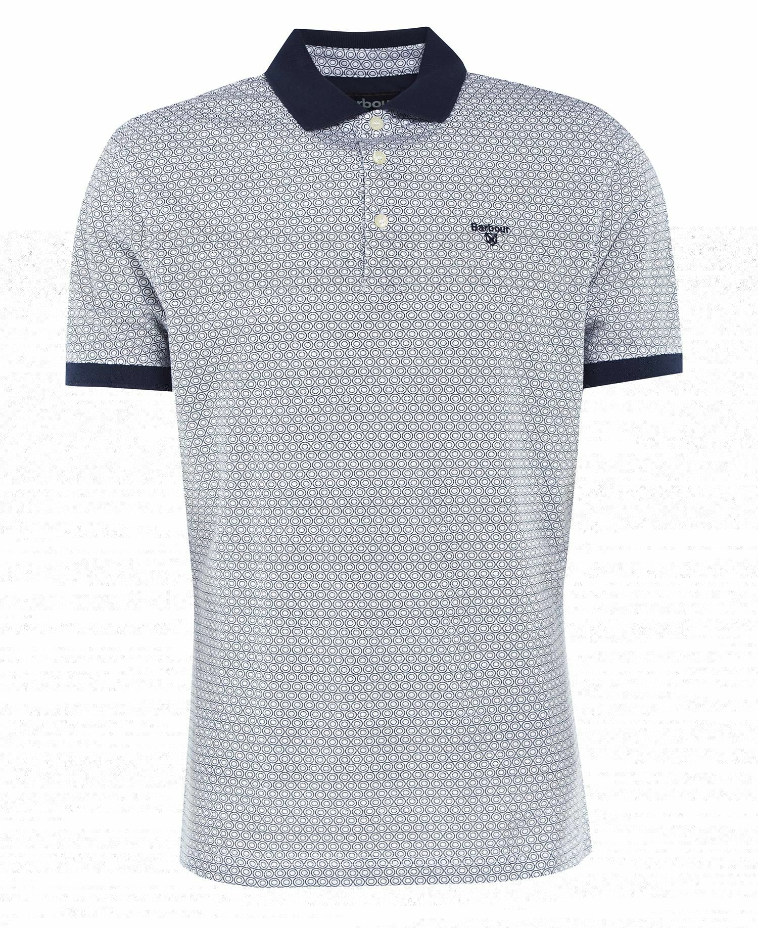 Barbour Gateside Men's Polo Shirts White | 612705-NWR