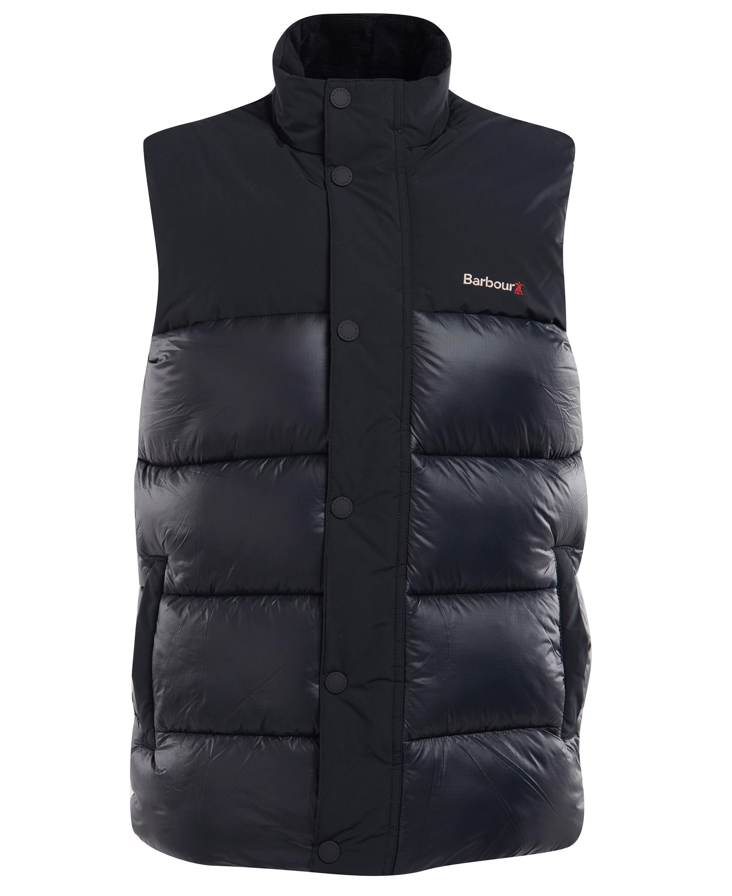 Barbour Grassland Men's Vest Black | 914365-NKF