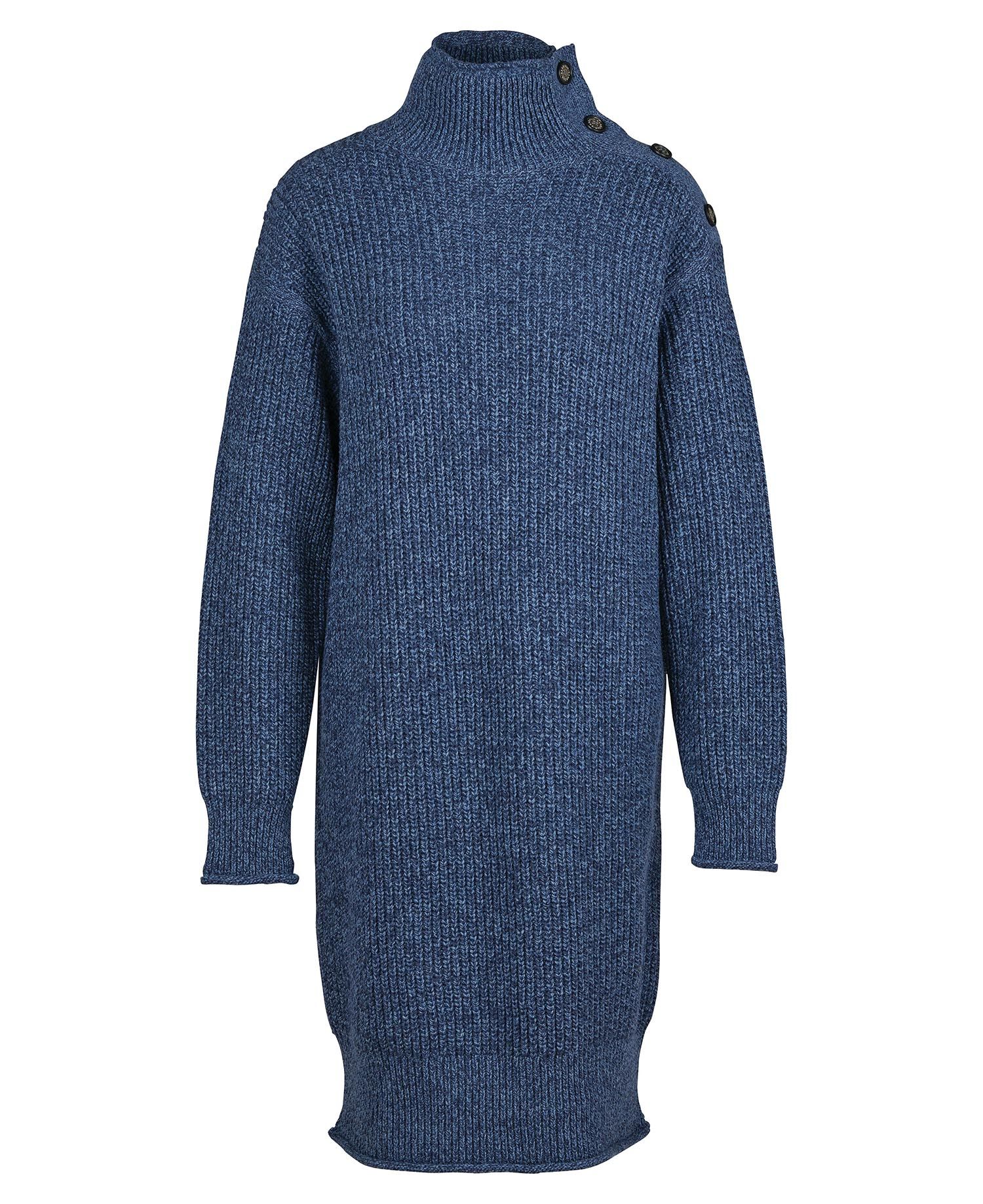 Barbour Greenwell Knitted Women's Dress Navy | 265704-RHA