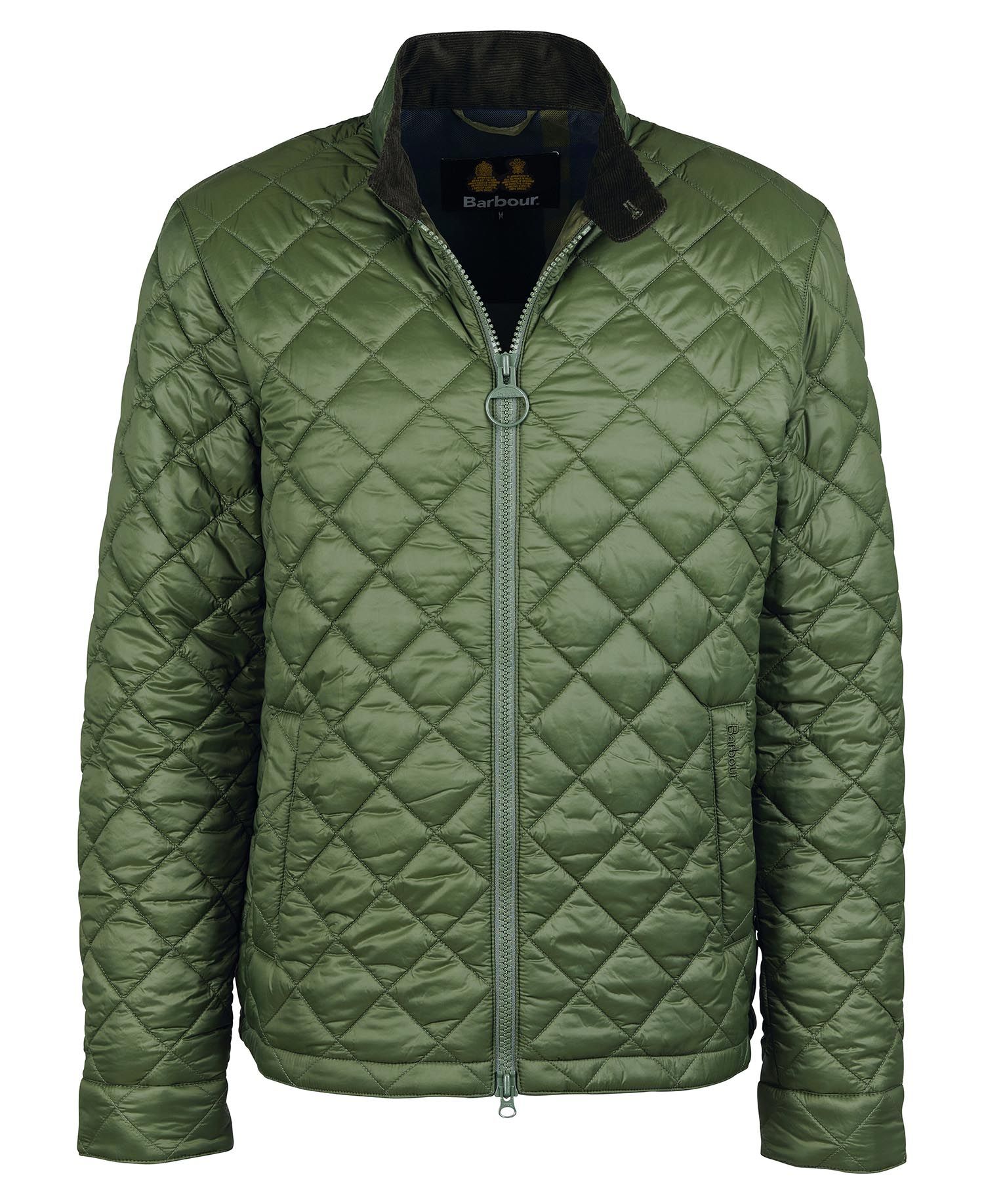 Barbour Harrington Men's Quilted Jackets Navy / Olive | 059623-KJH