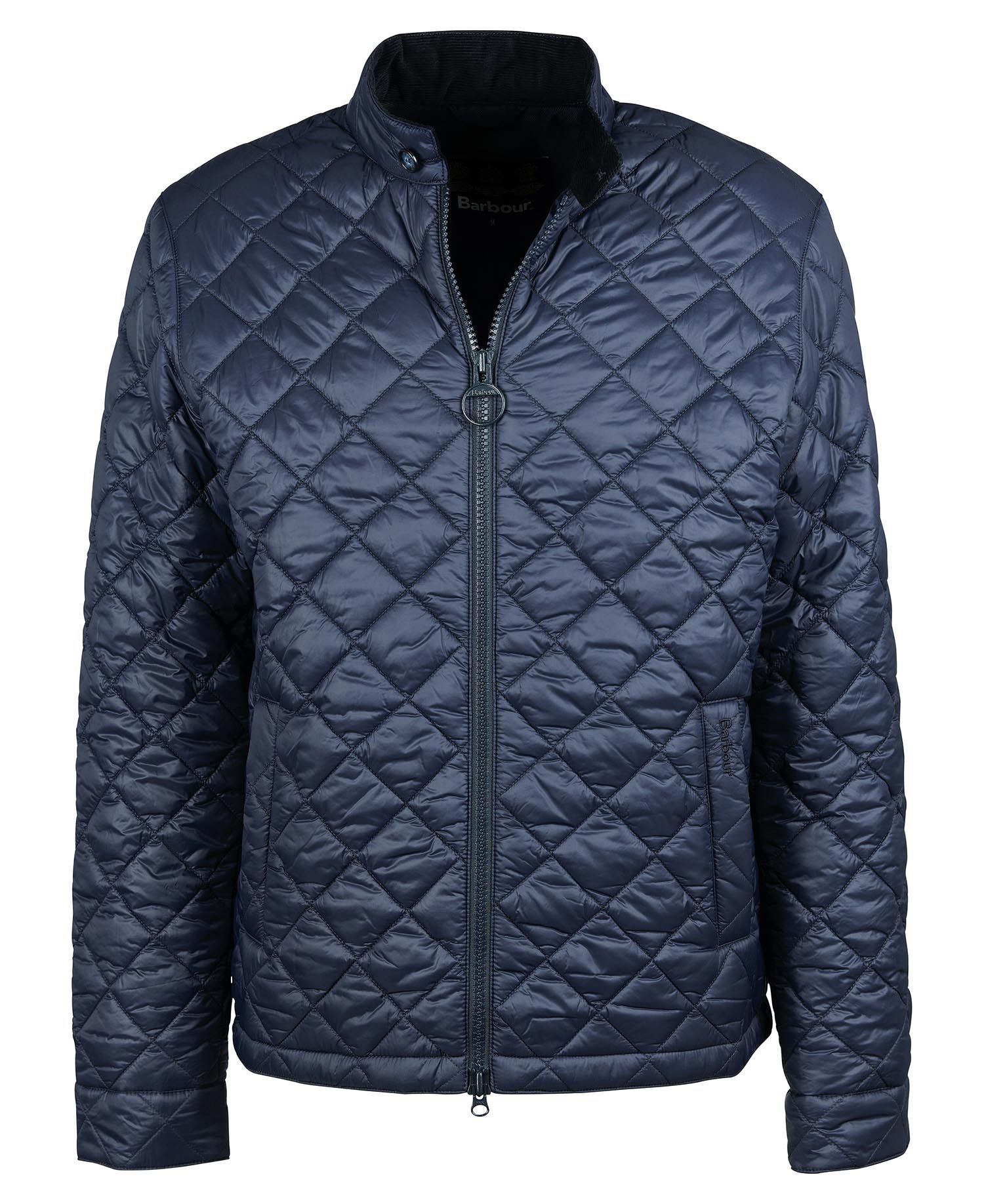 Barbour Harrington Men's Quilted Jackets Navy / Olive | 780246-UGJ