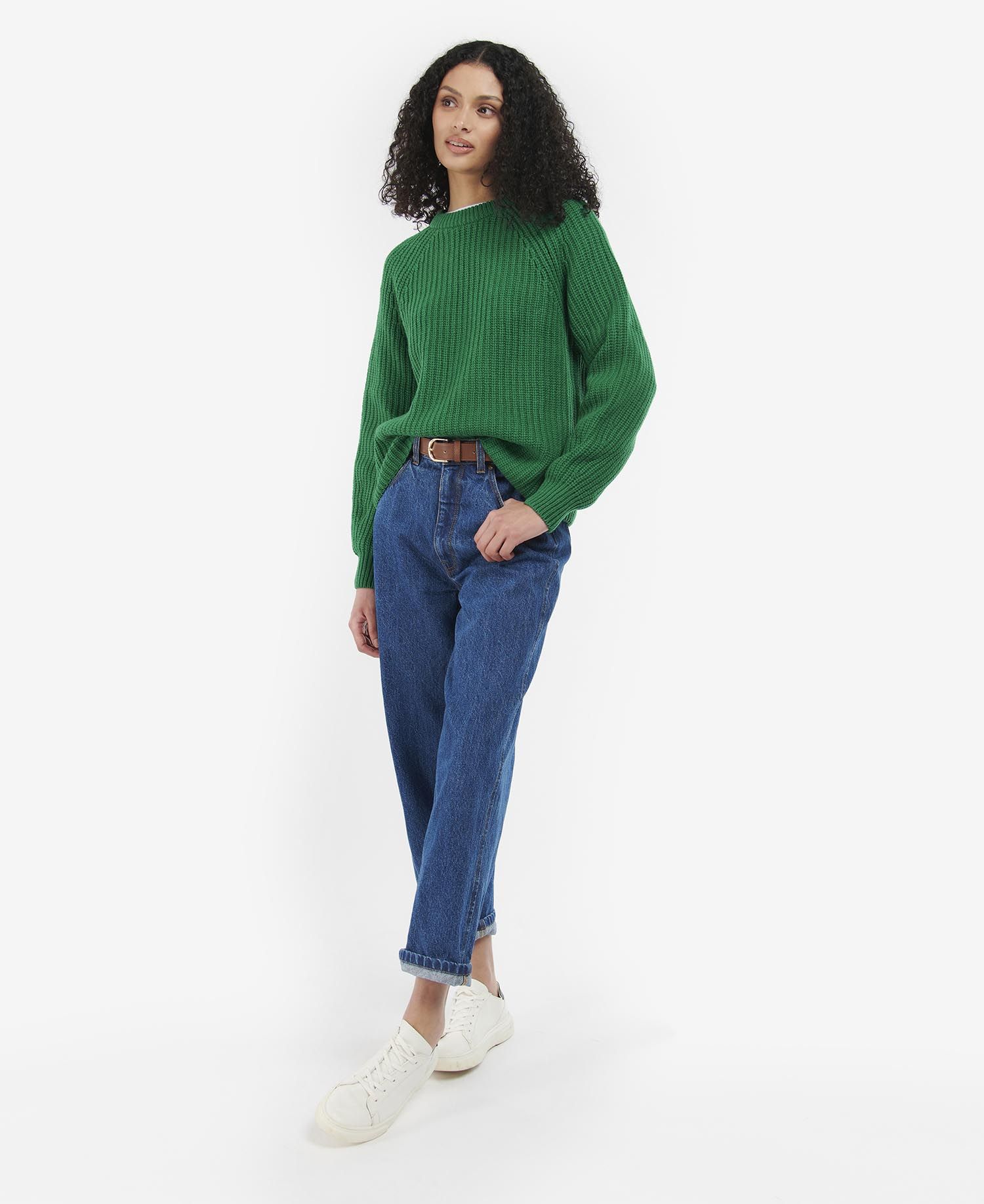 Barbour Hartley Knit Women's Sweaters Green | 065284-QYF