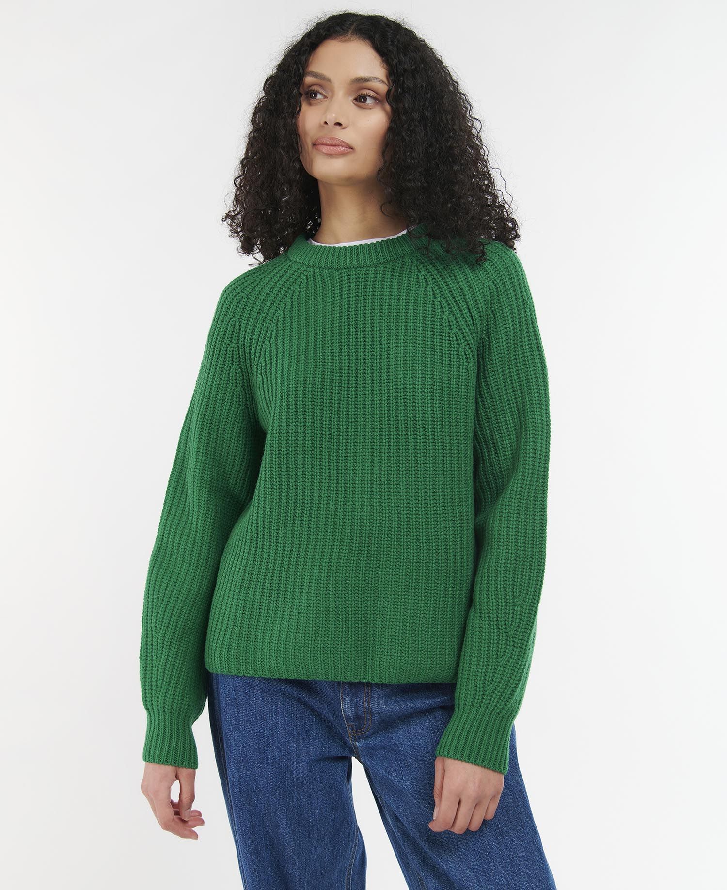 Barbour Hartley Knit Women\'s Sweaters Green | 065284-QYF