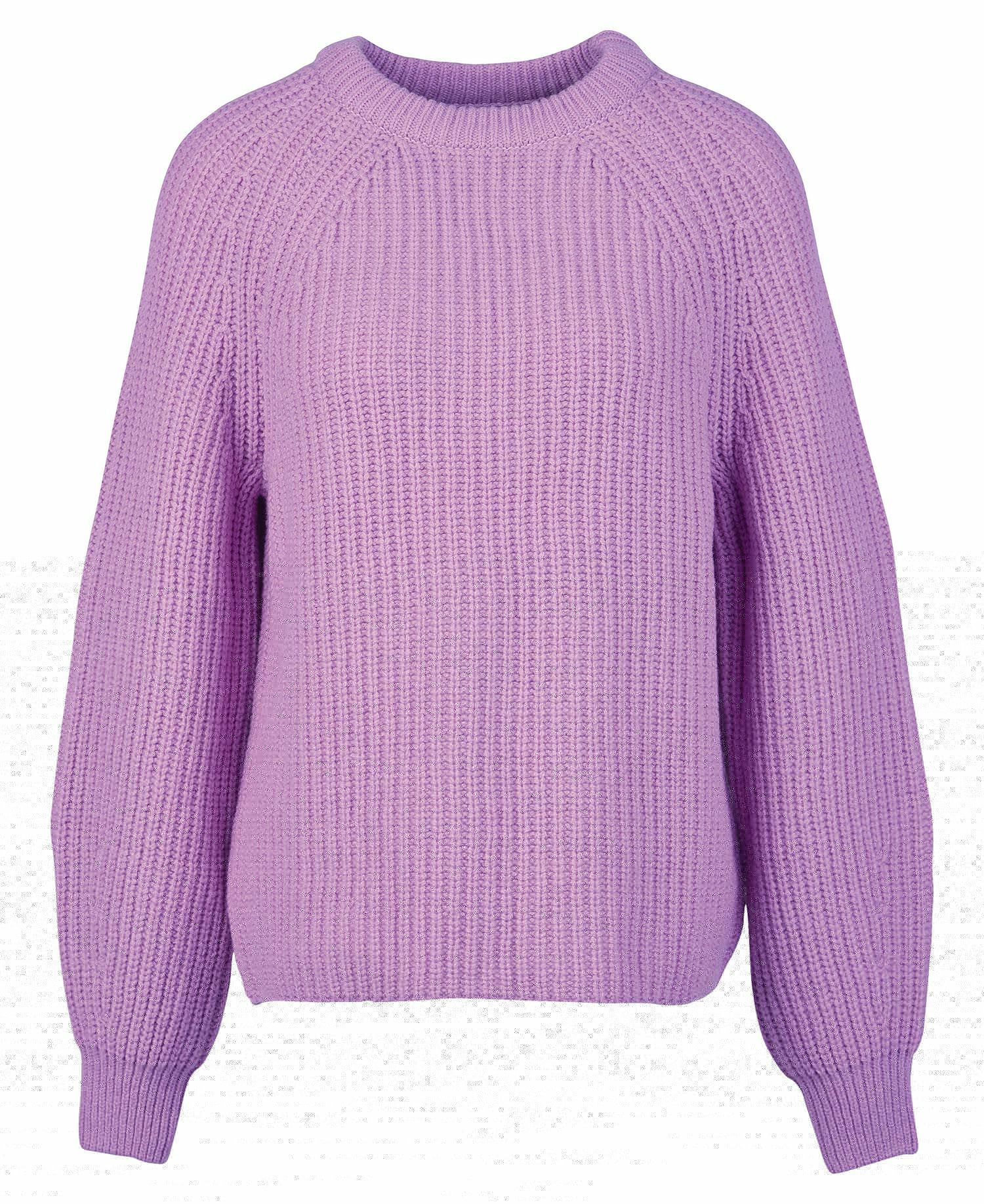 Barbour Hartley Knit Women's Sweaters Purple | 318695-BIS