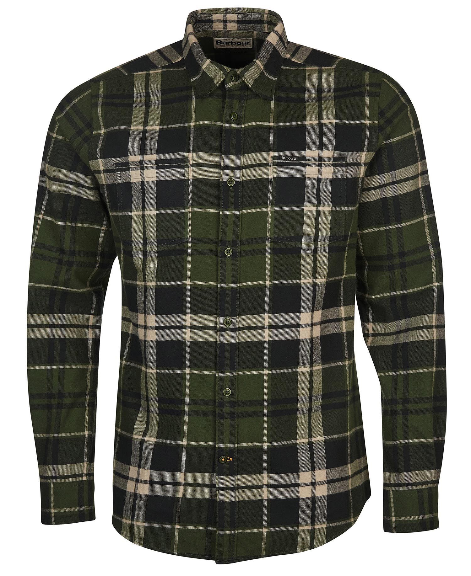 Barbour Hemd Bidston Men's Shirts Green | 187036-ZLO